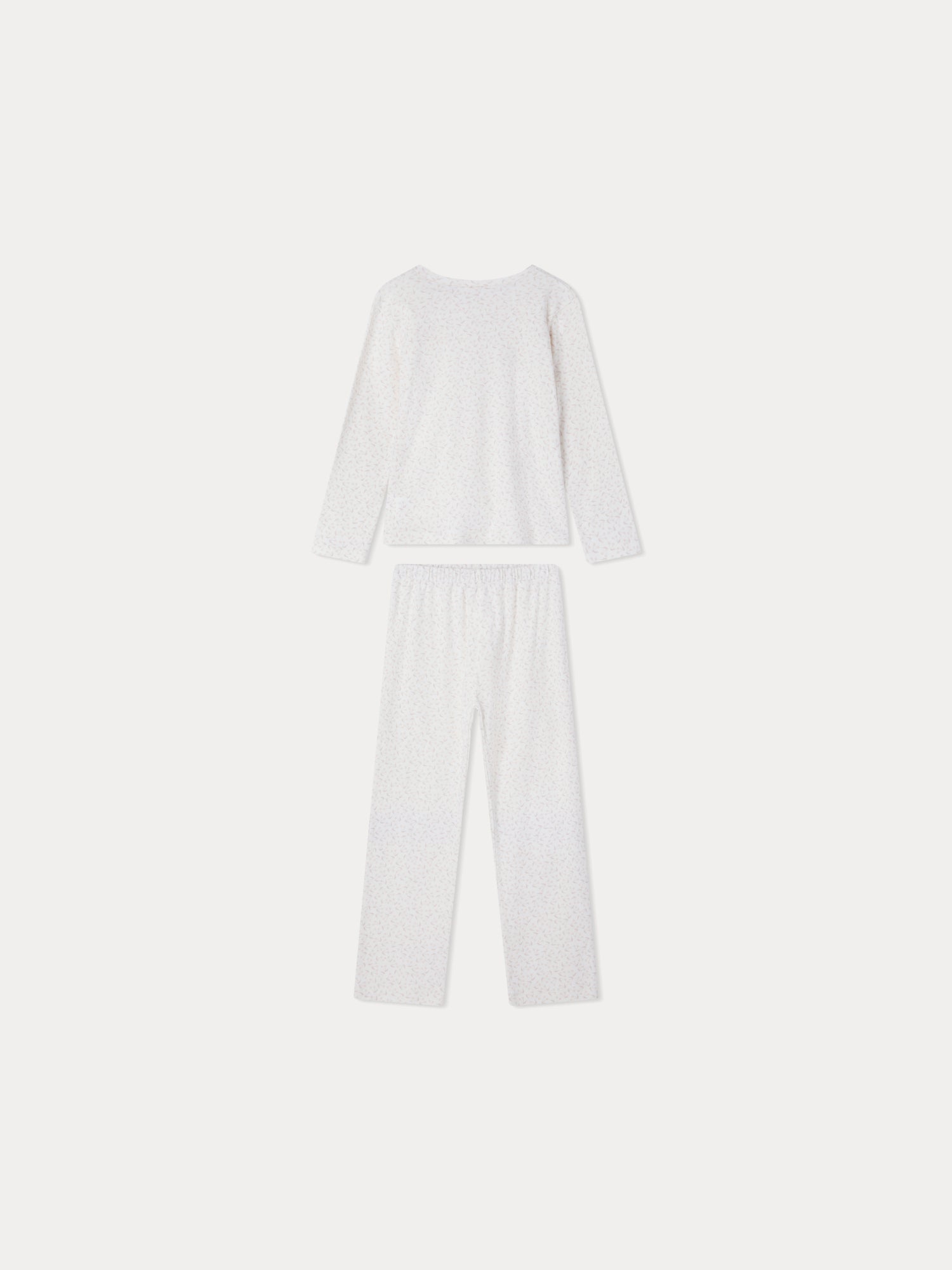 Girls Light Pink Logo Cotton Nightwear Set