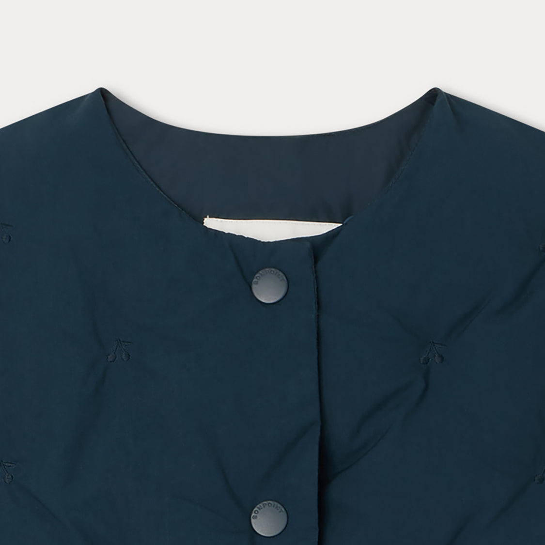 Girls Navy Padded Jacket