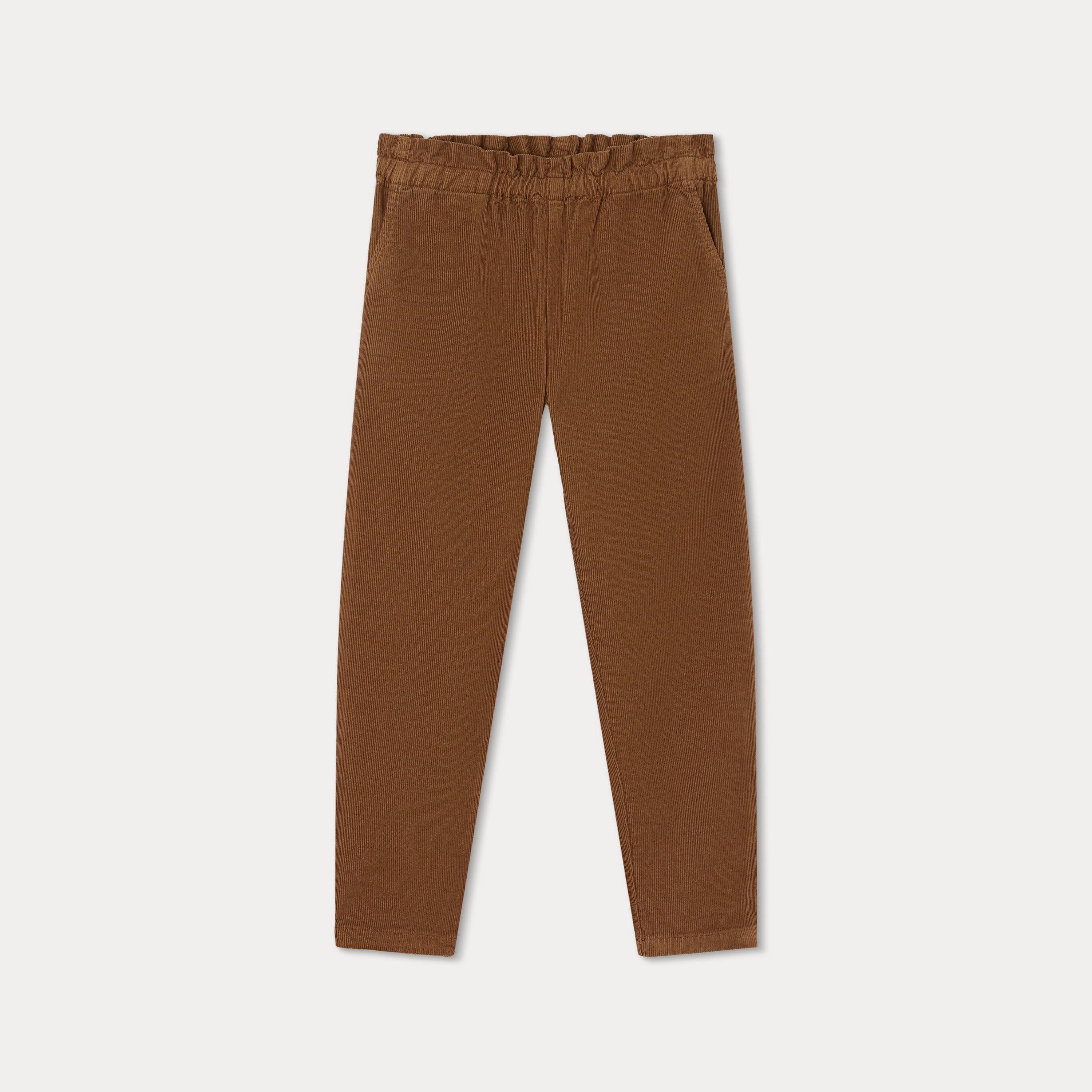 Girls Brown Corduroy Trousers
