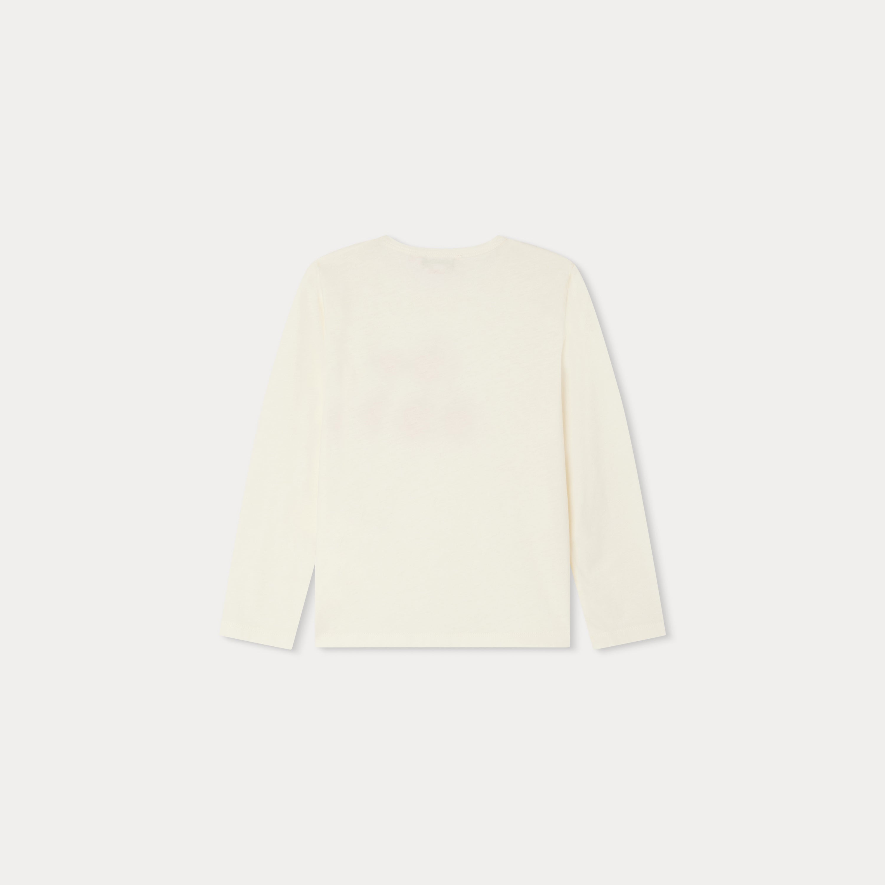 Girls White Logo Cotton T-Shirt