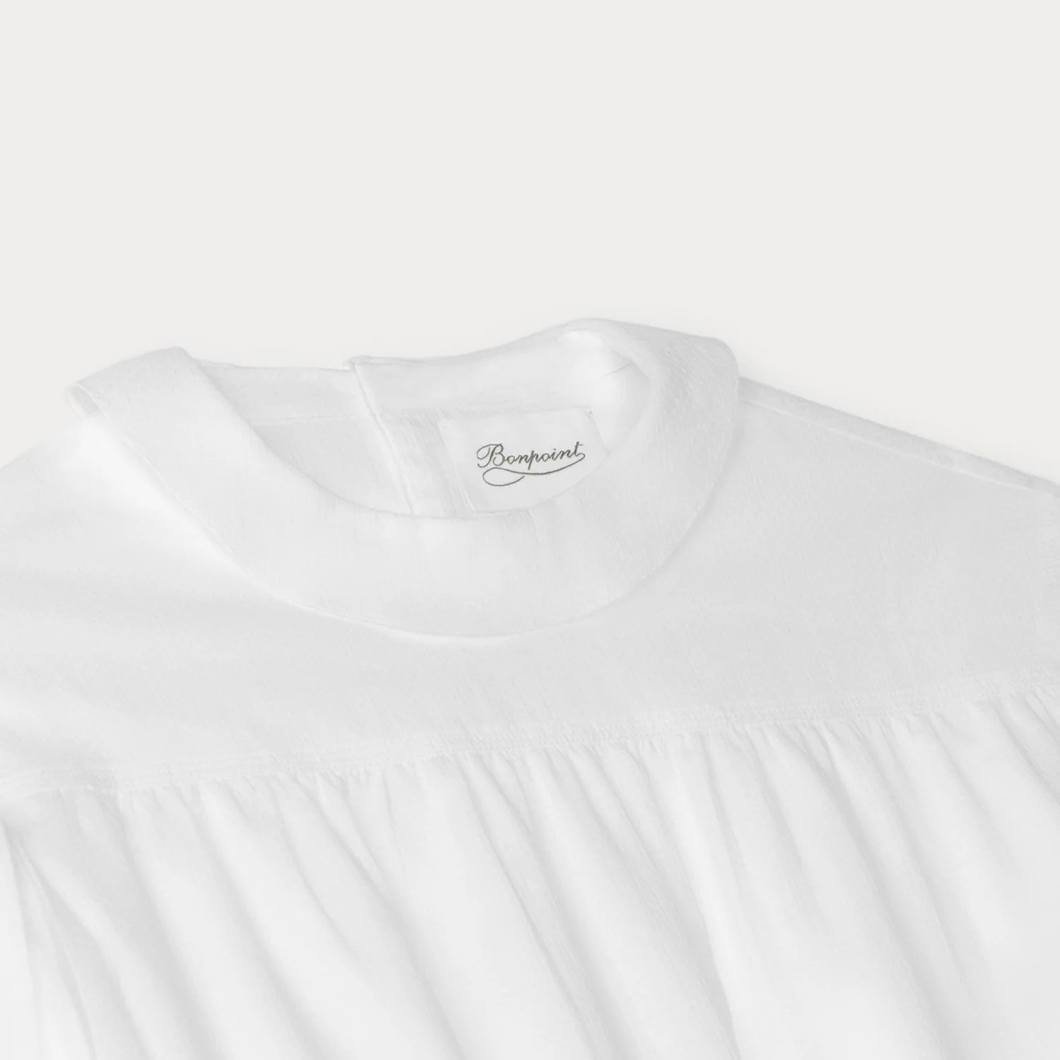 Girls White Cotton Shirt