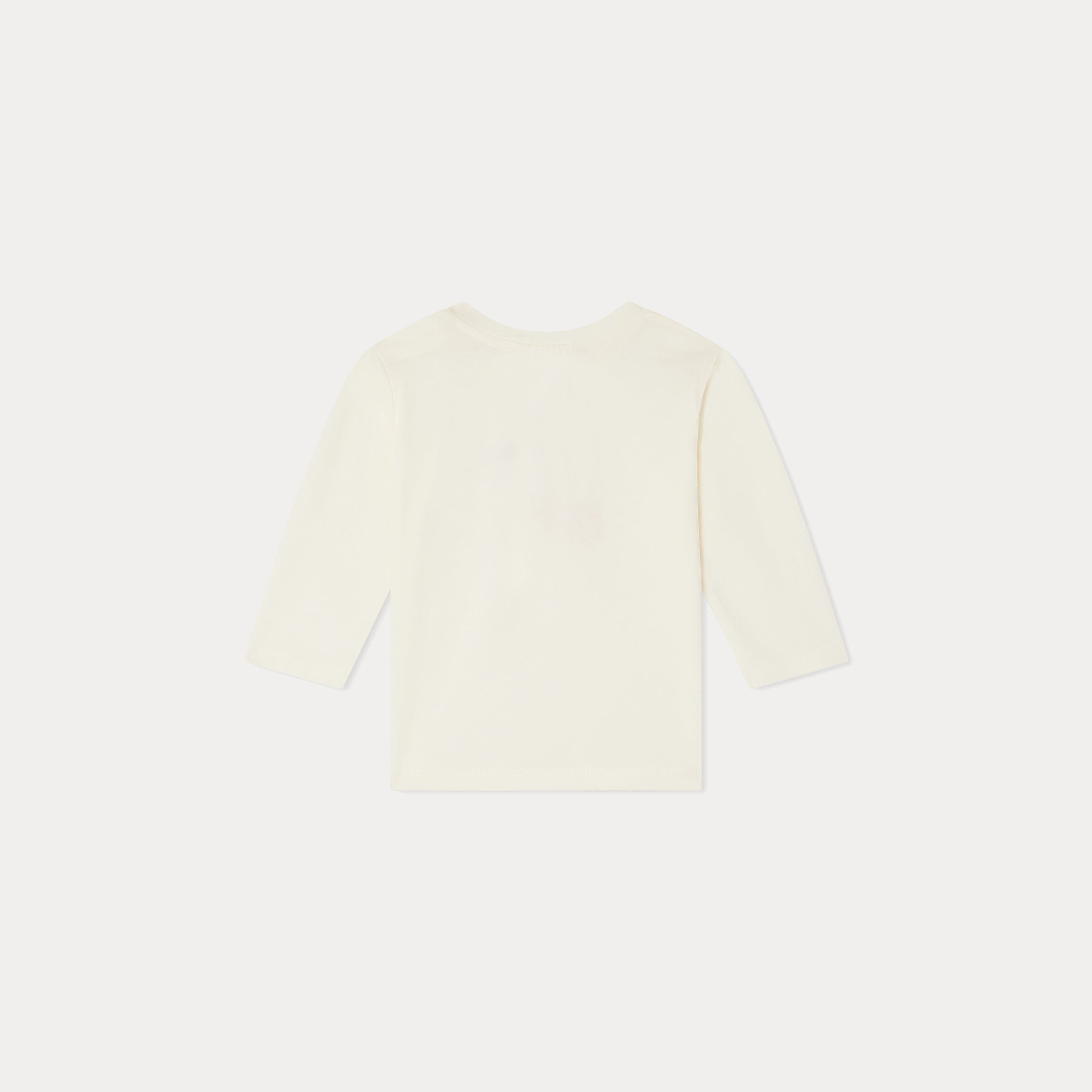 Baby Girls Embroidered Logo Cotton T-Shirt