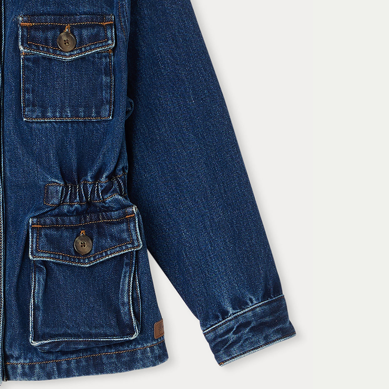 Girls Blue Denim Coat