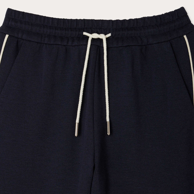 Girls Navy Embroidered Logo Trousers