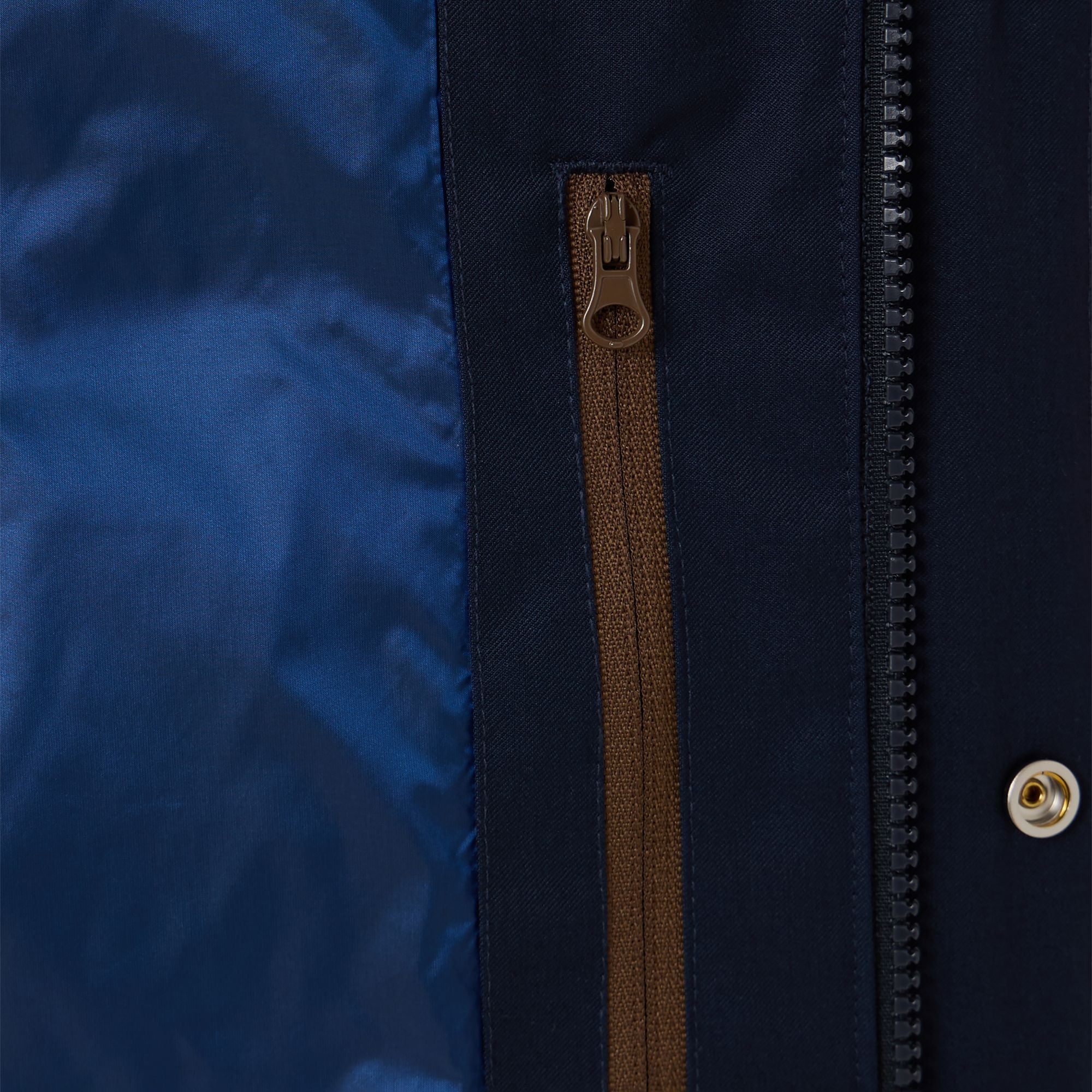 Boys Navy Padded Down Jacket