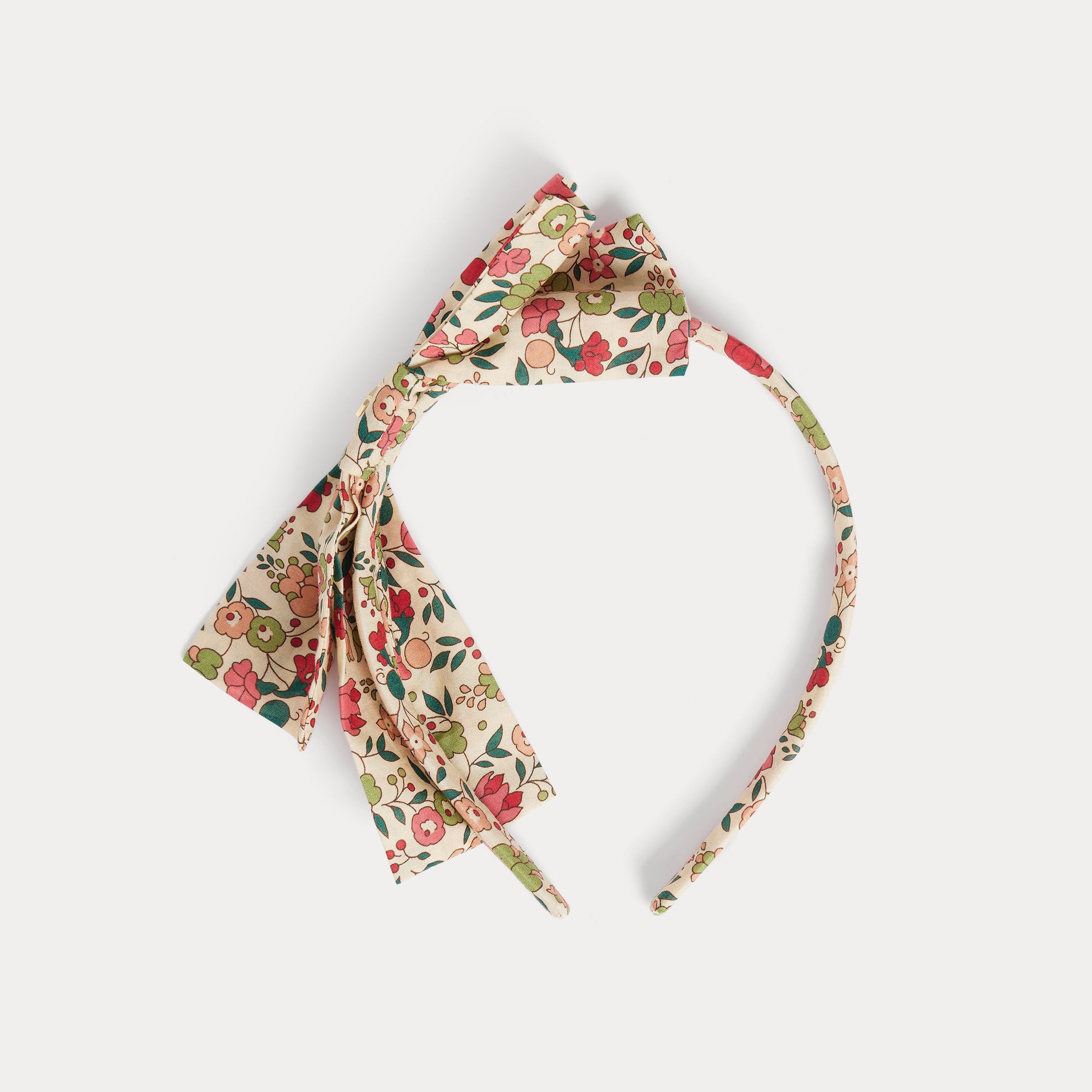 Bandeau nœud floral multicolore pour filles