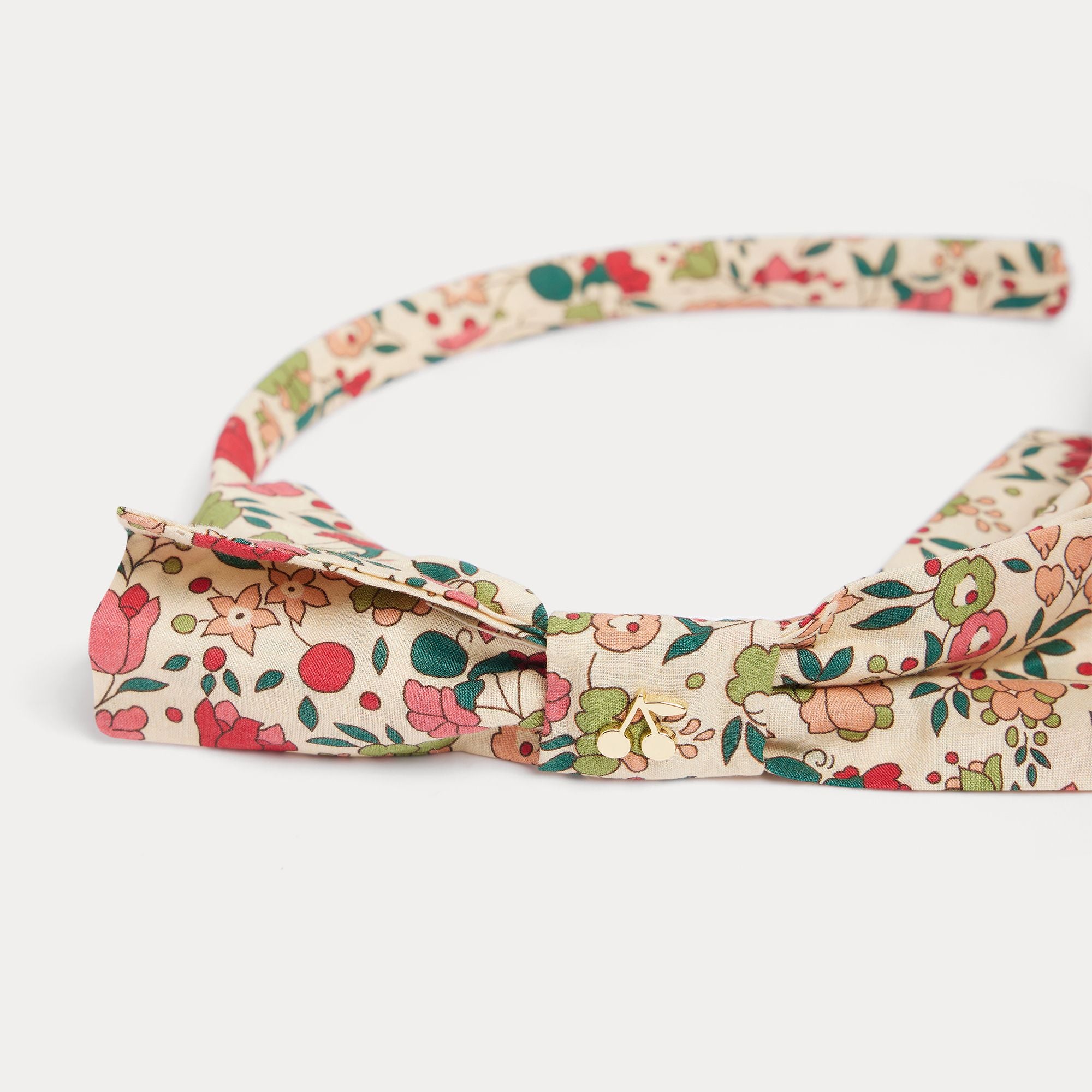 Bandeau nœud floral multicolore pour filles