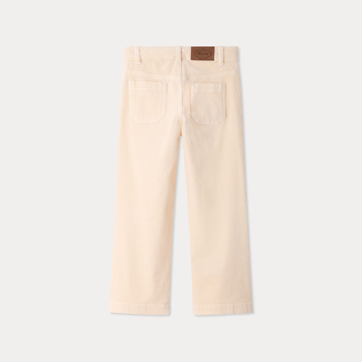 Girls Ivory Corduroy Trousers