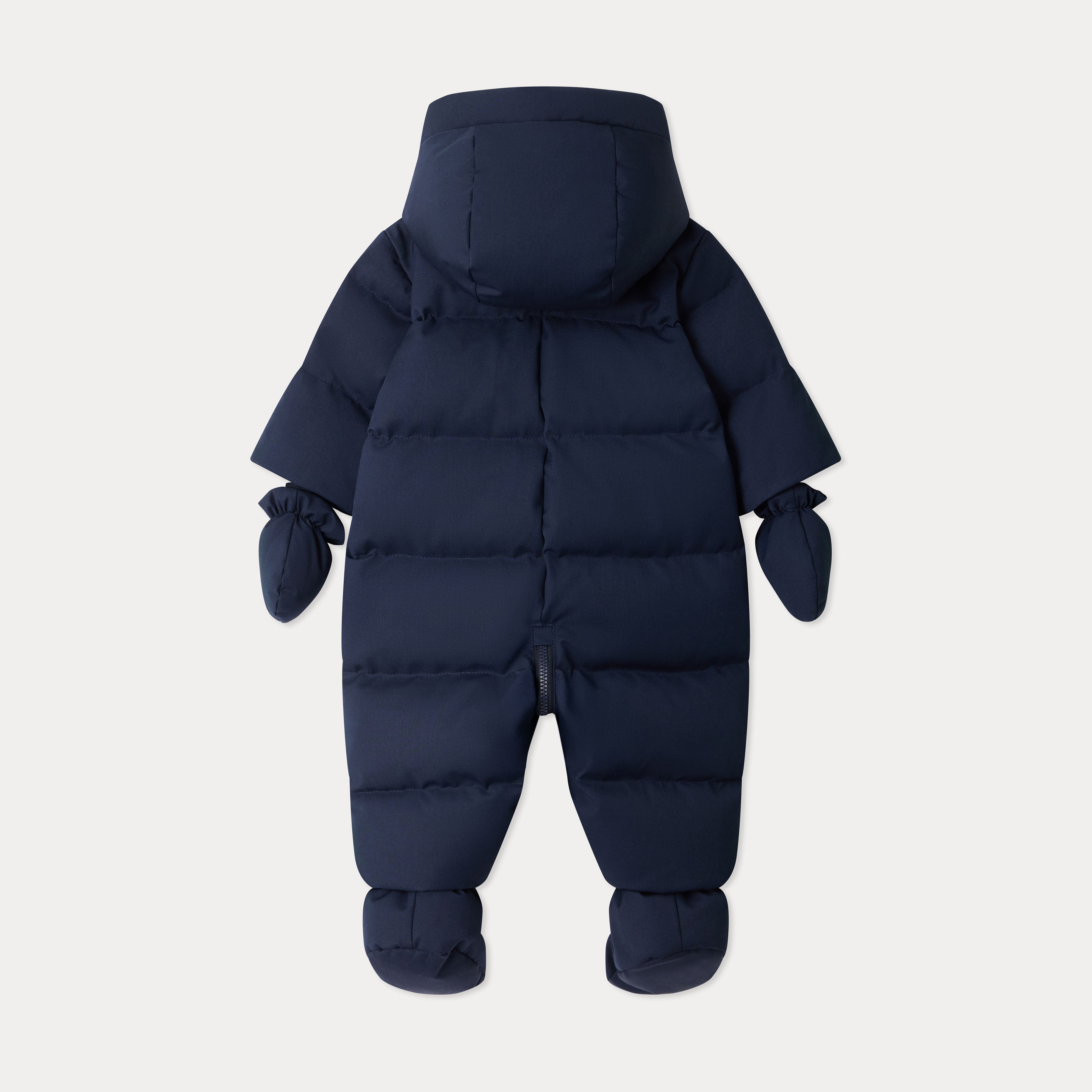Combinaison matelassée bleu marine pour bébés garçons