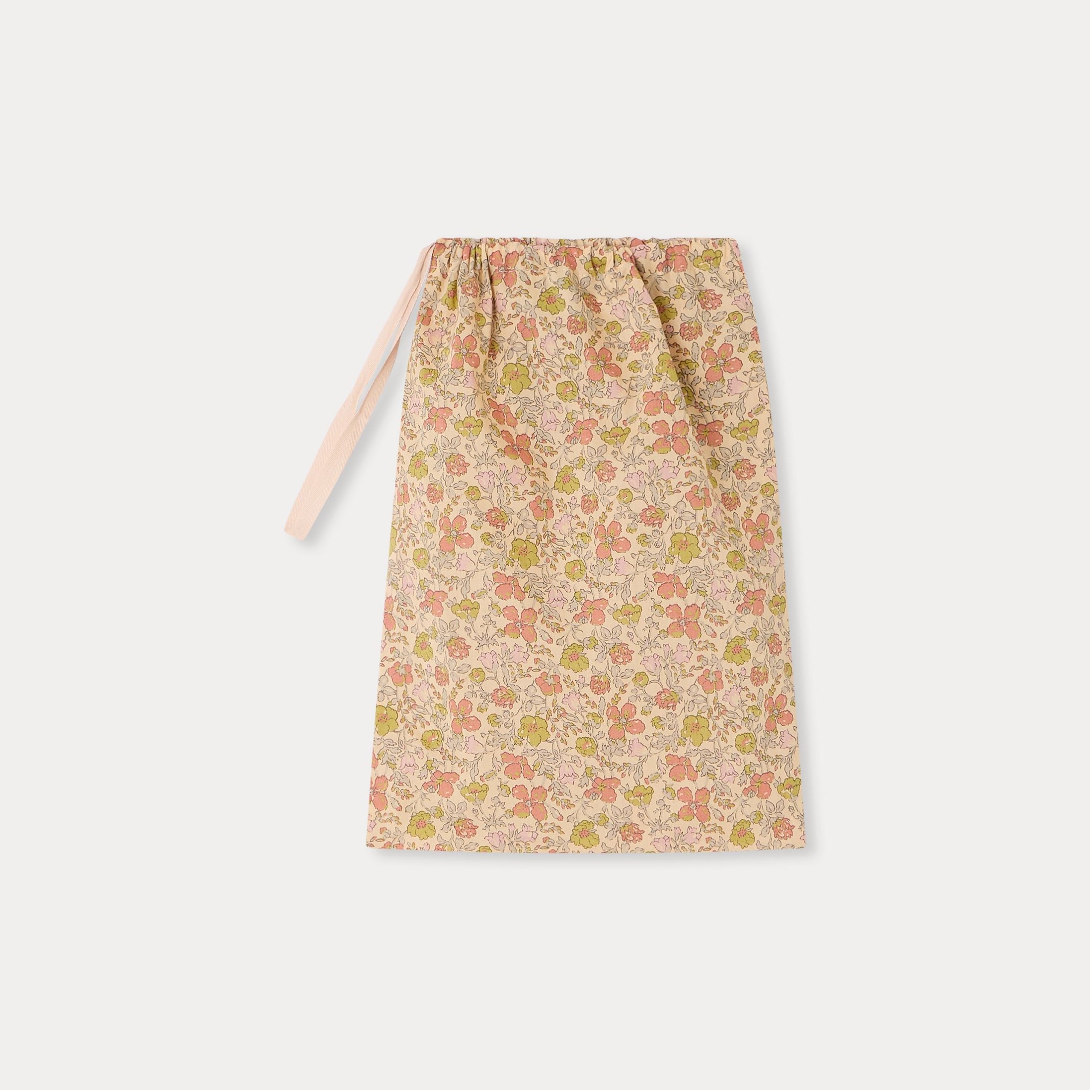 Baby Girls Pink Floral Cotton Nightwear Set