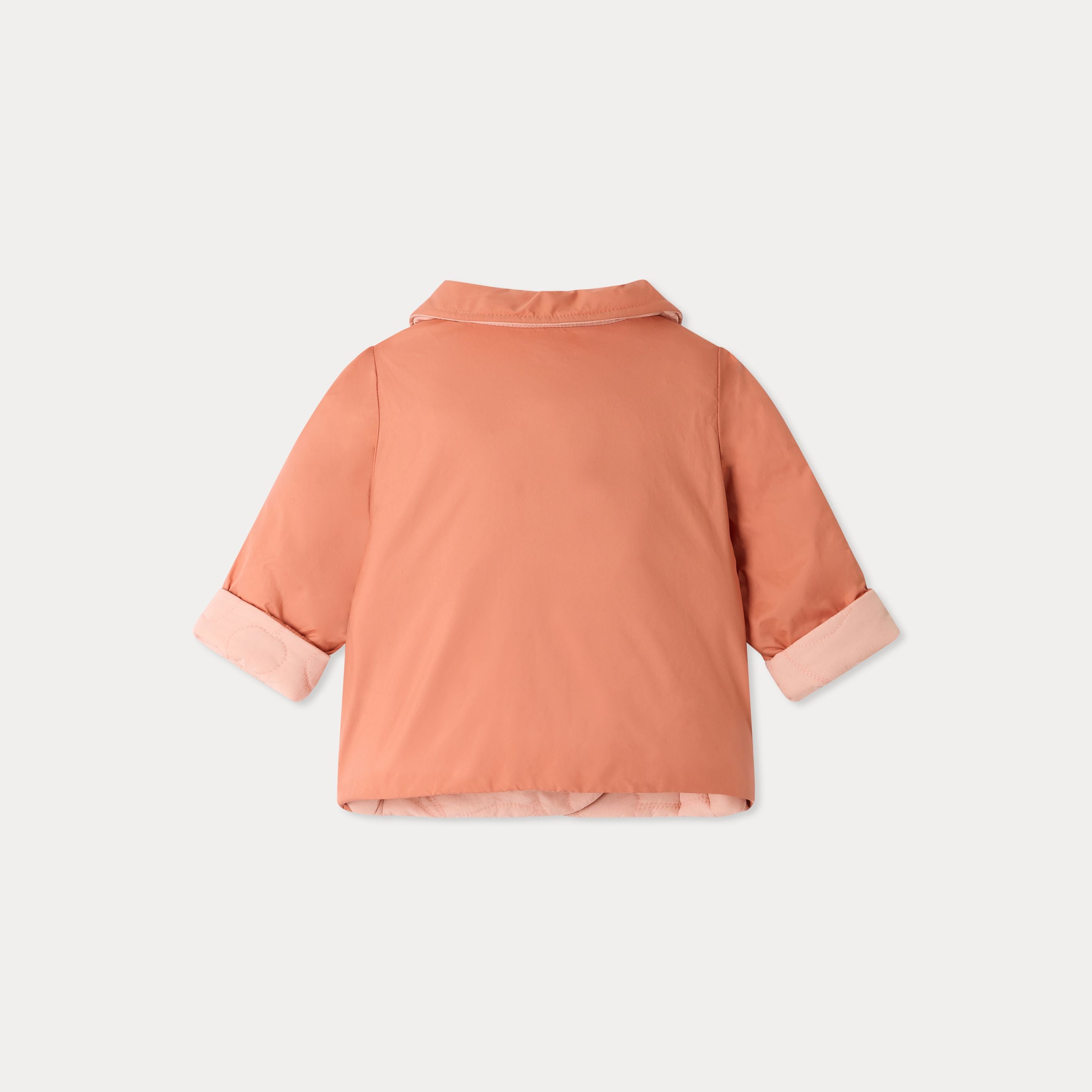 Baby Girls Pink Reversible Padded Jacket