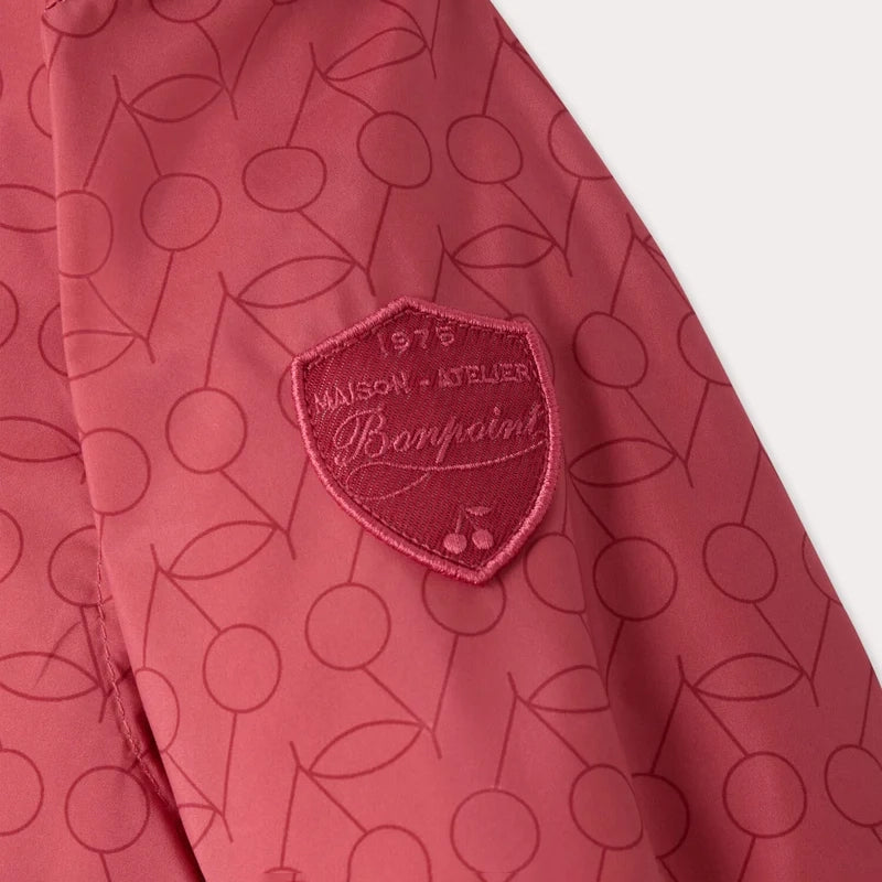Baby Girls Pink Cherry Printed Jacket