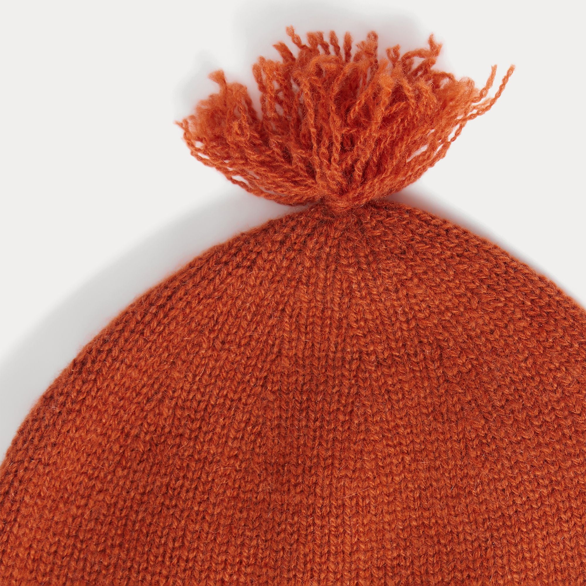 Baby Boys & Girls Orange Red Cashmere Hat