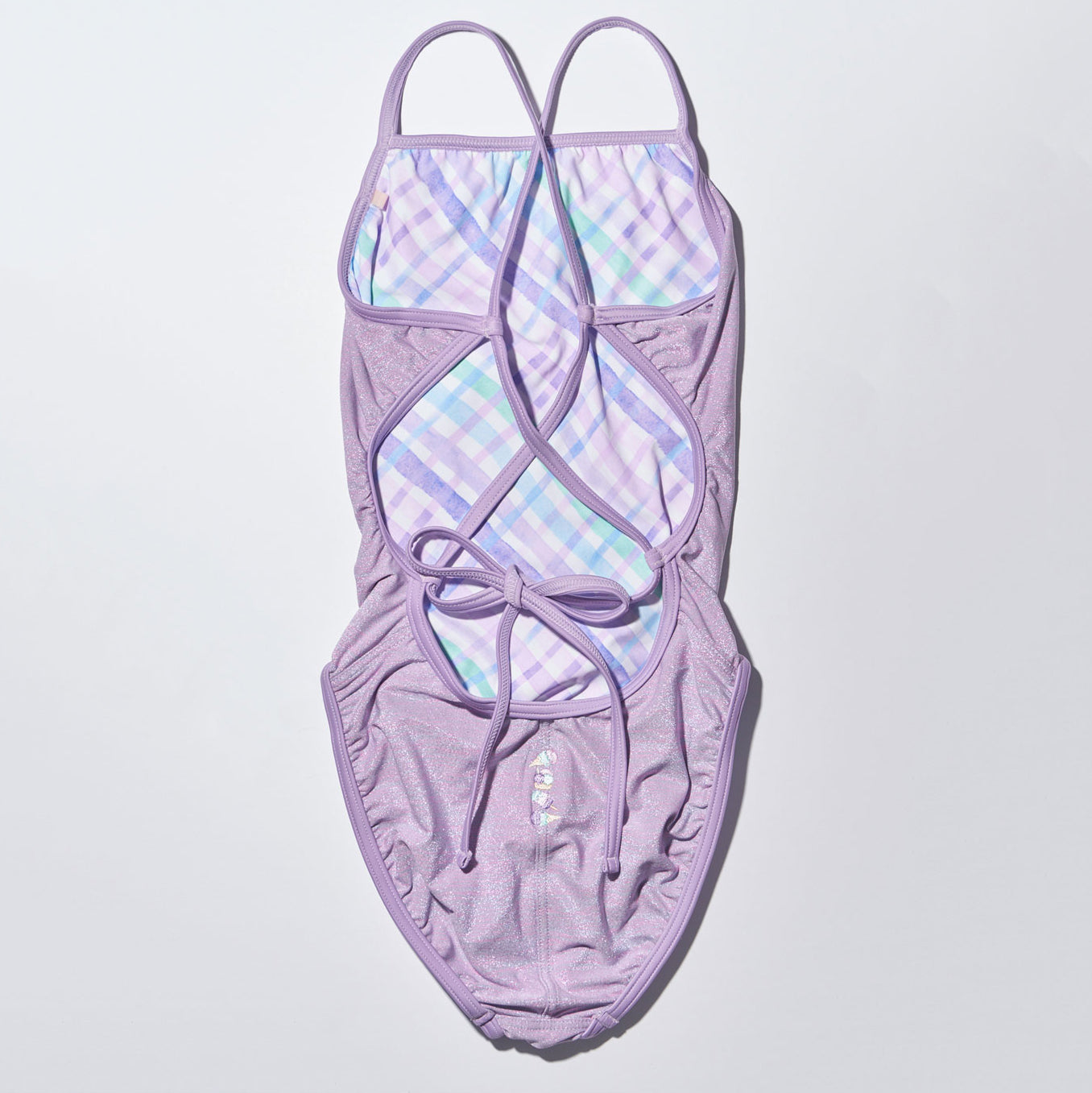 Women Purple Reversible Professional Swimsuit