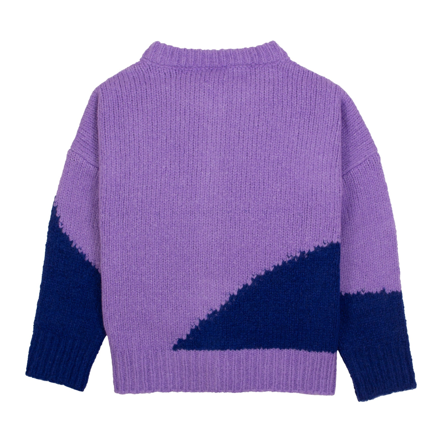 Girls Purple Knit Cardigan