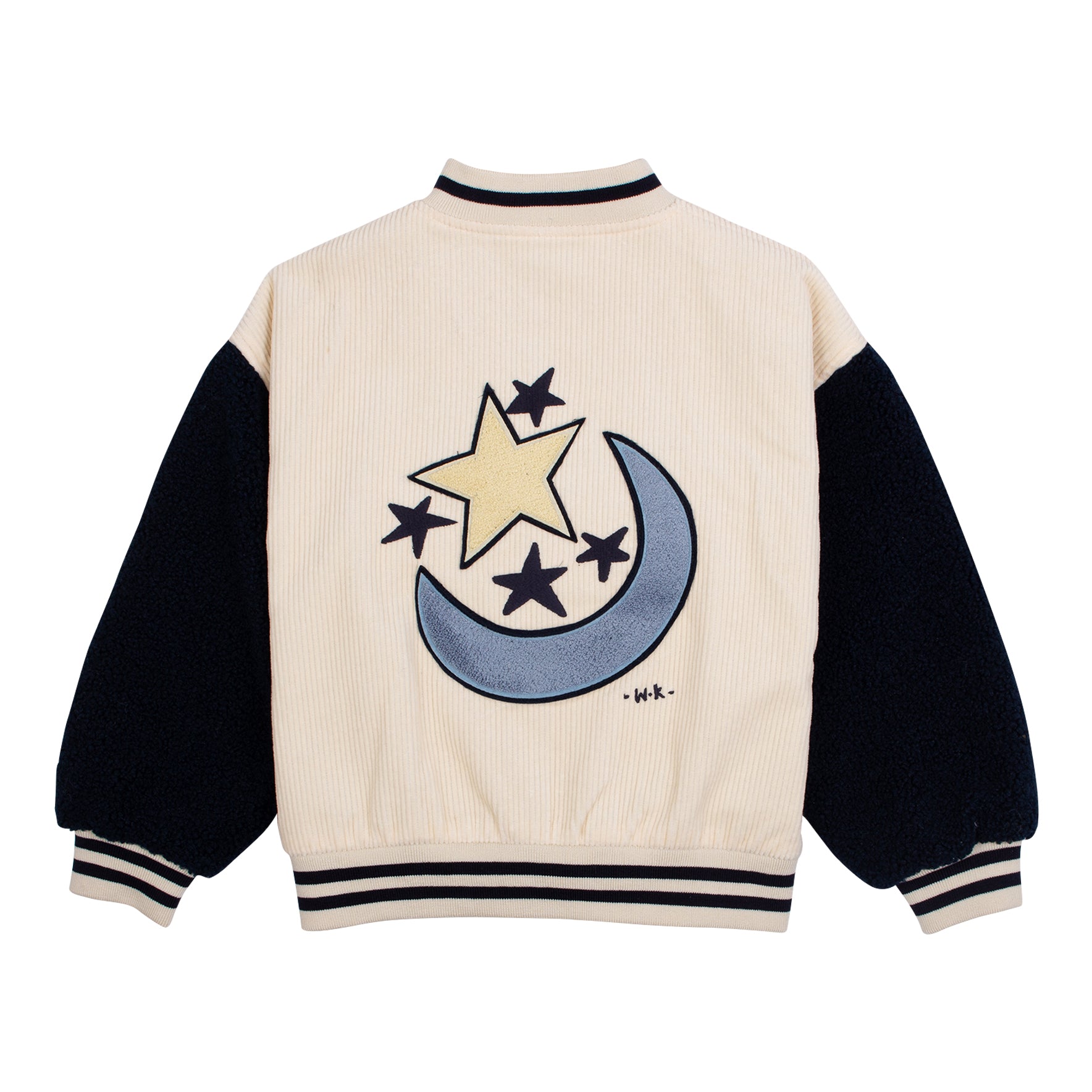 Boys & Girls White Logo Jacket