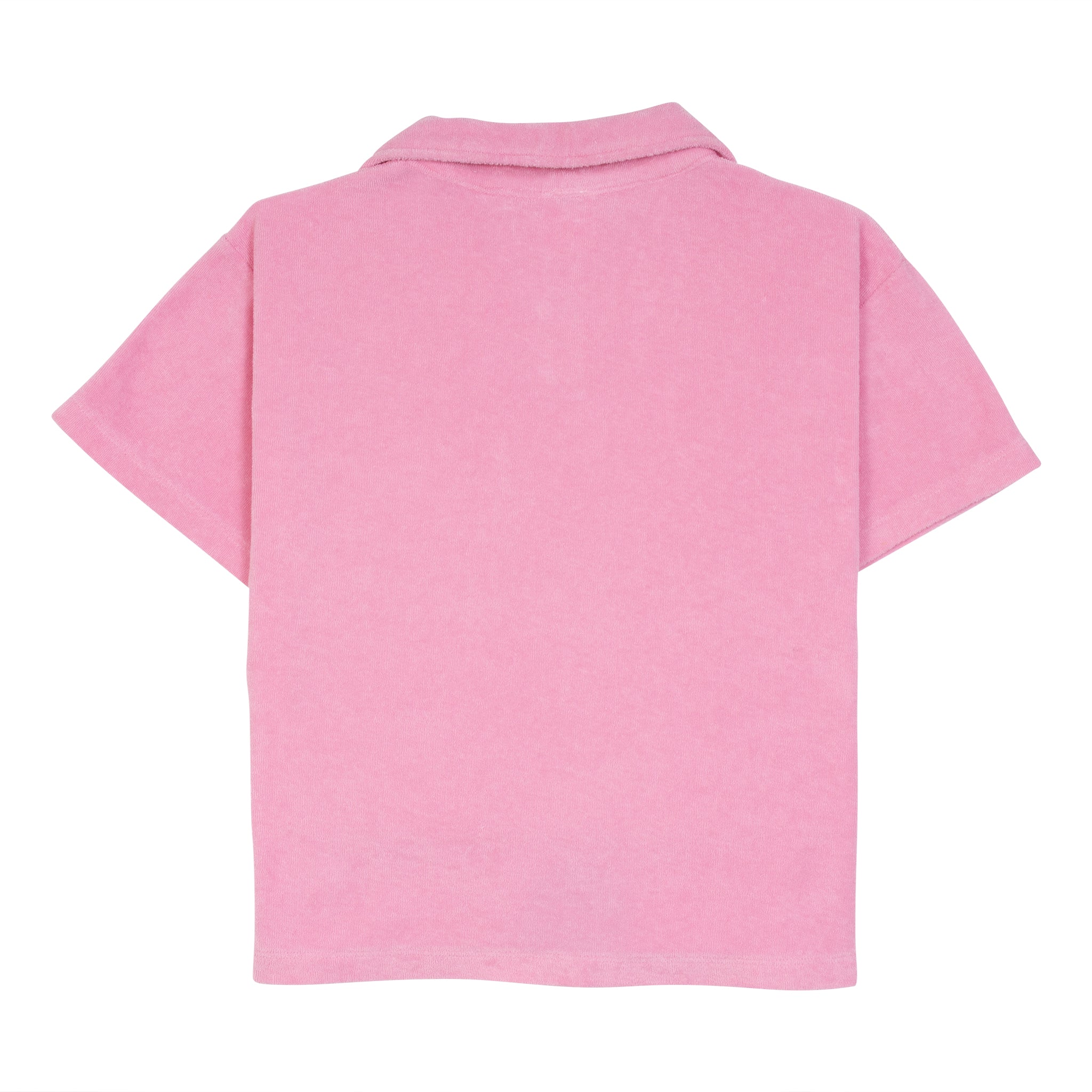 Boys & Girls Pink Cotton Polo Shirt