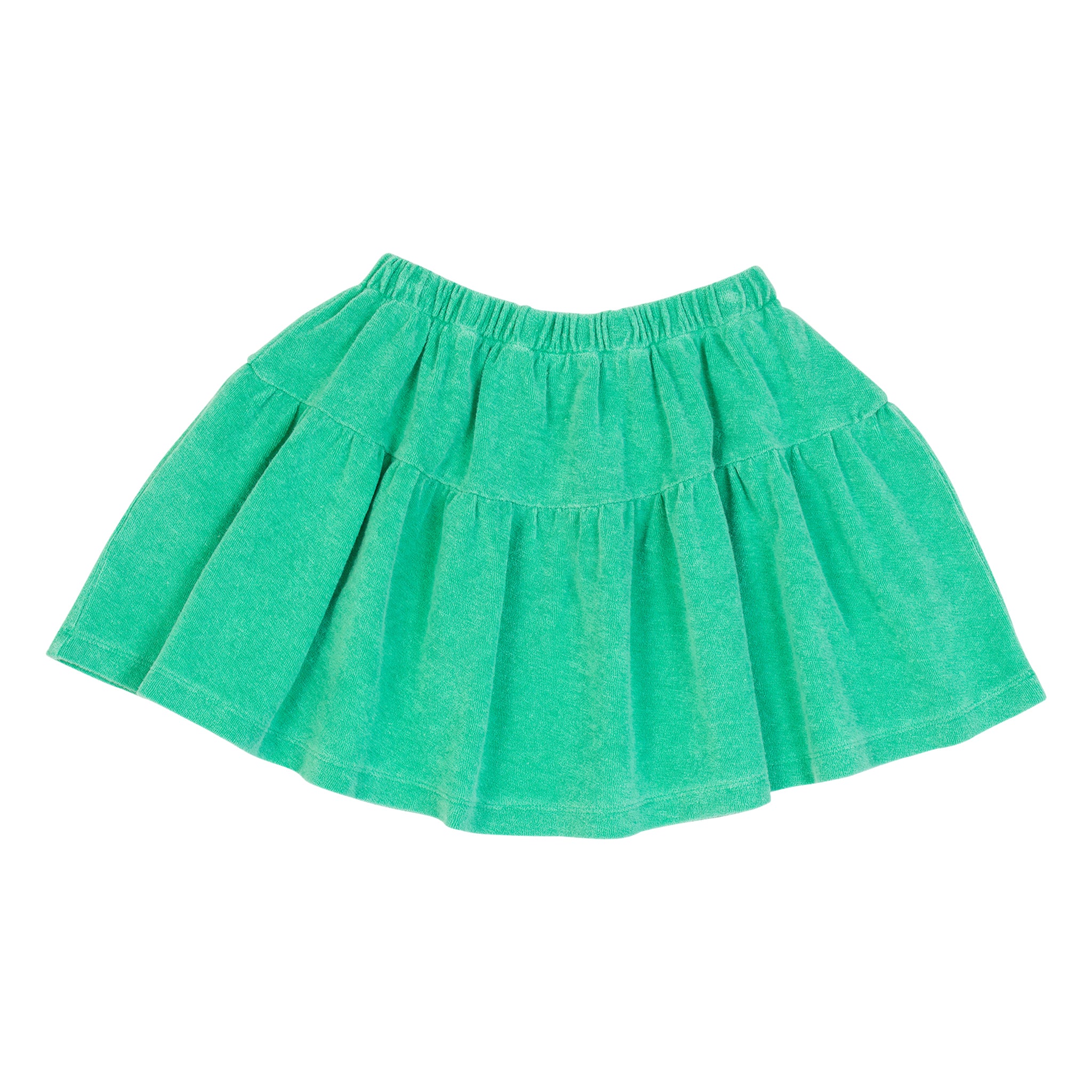 Girls Green Cotton Skirt
