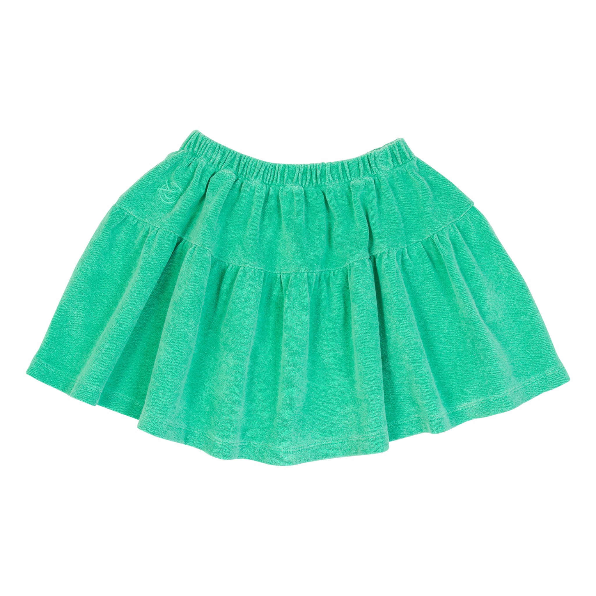 Girls Green Cotton Skirt