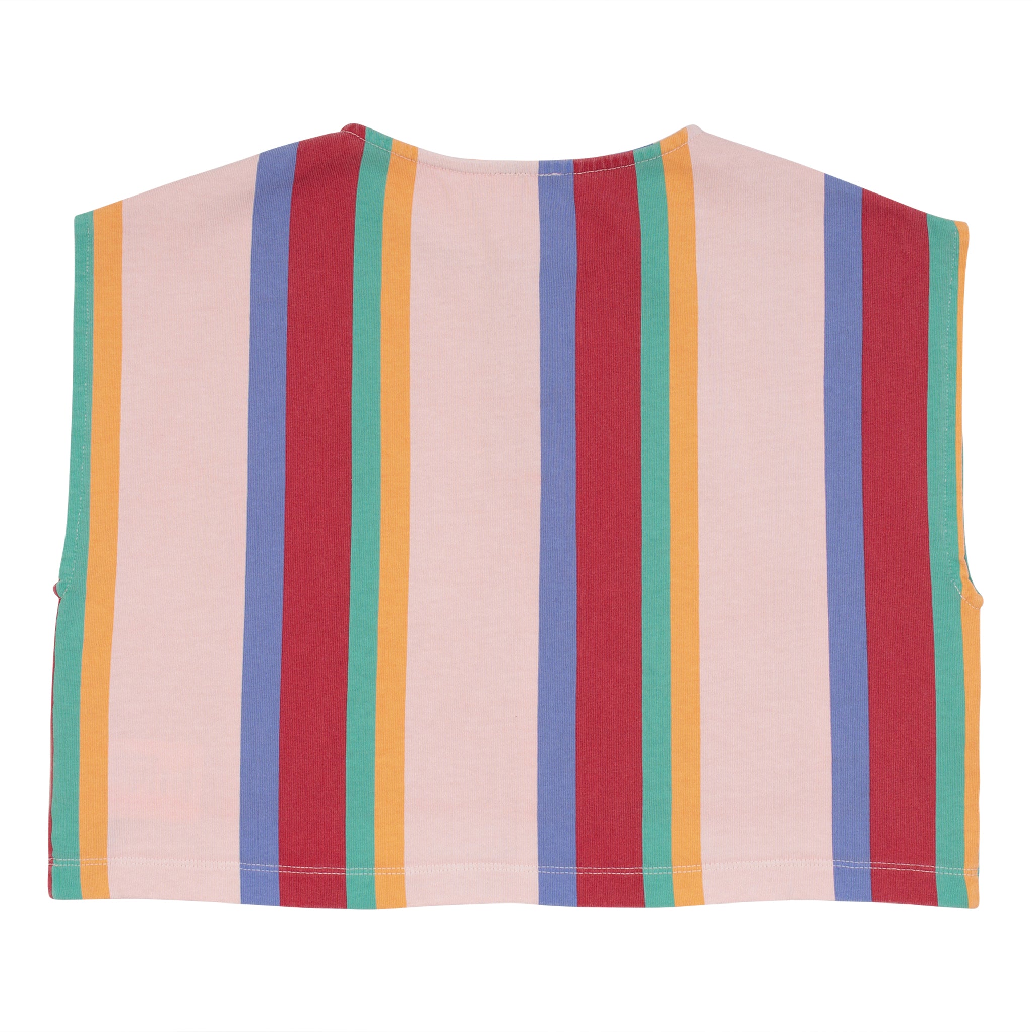 Girls Multicolor Stripes Cotton Top