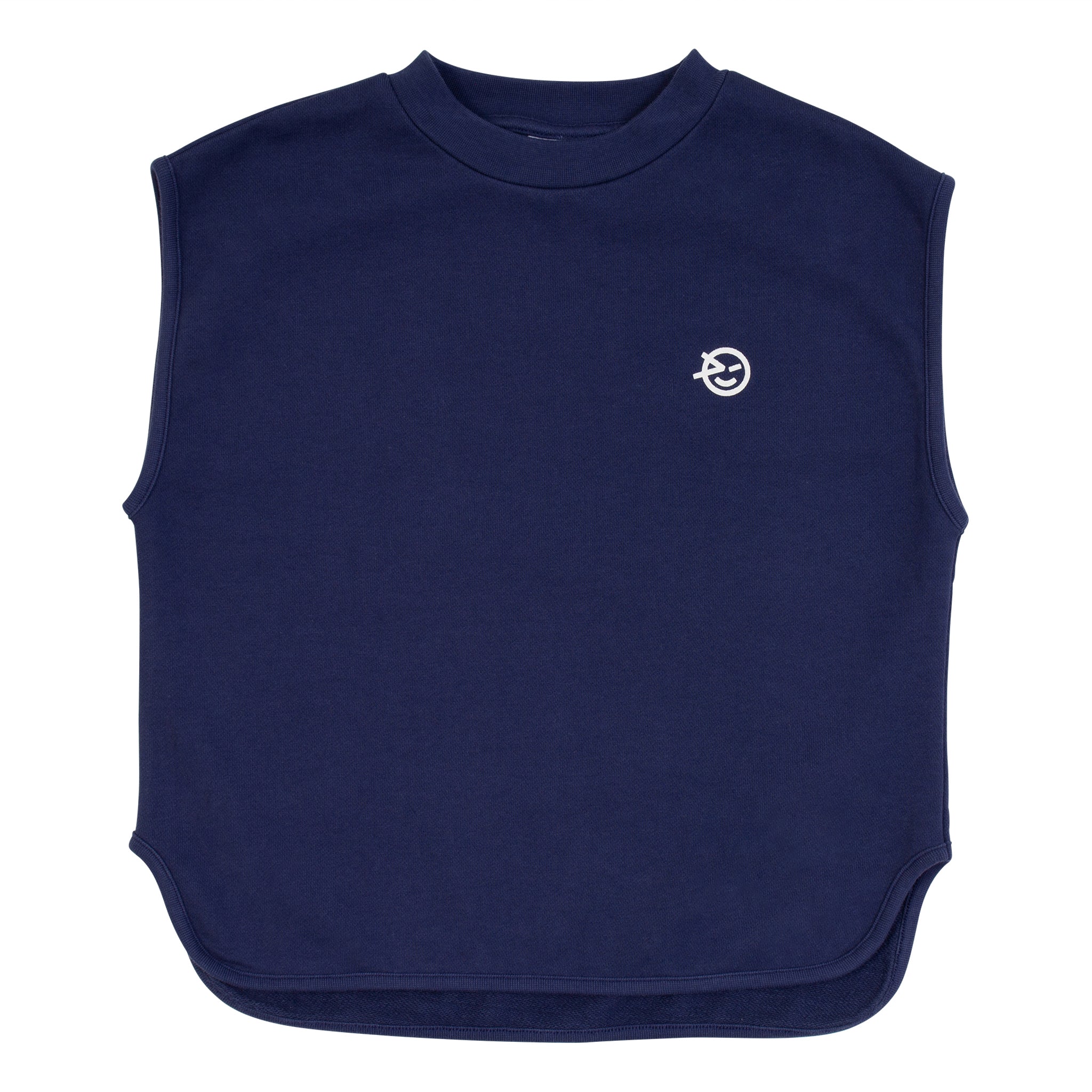 Boys & Girls Navy Cotton Vest