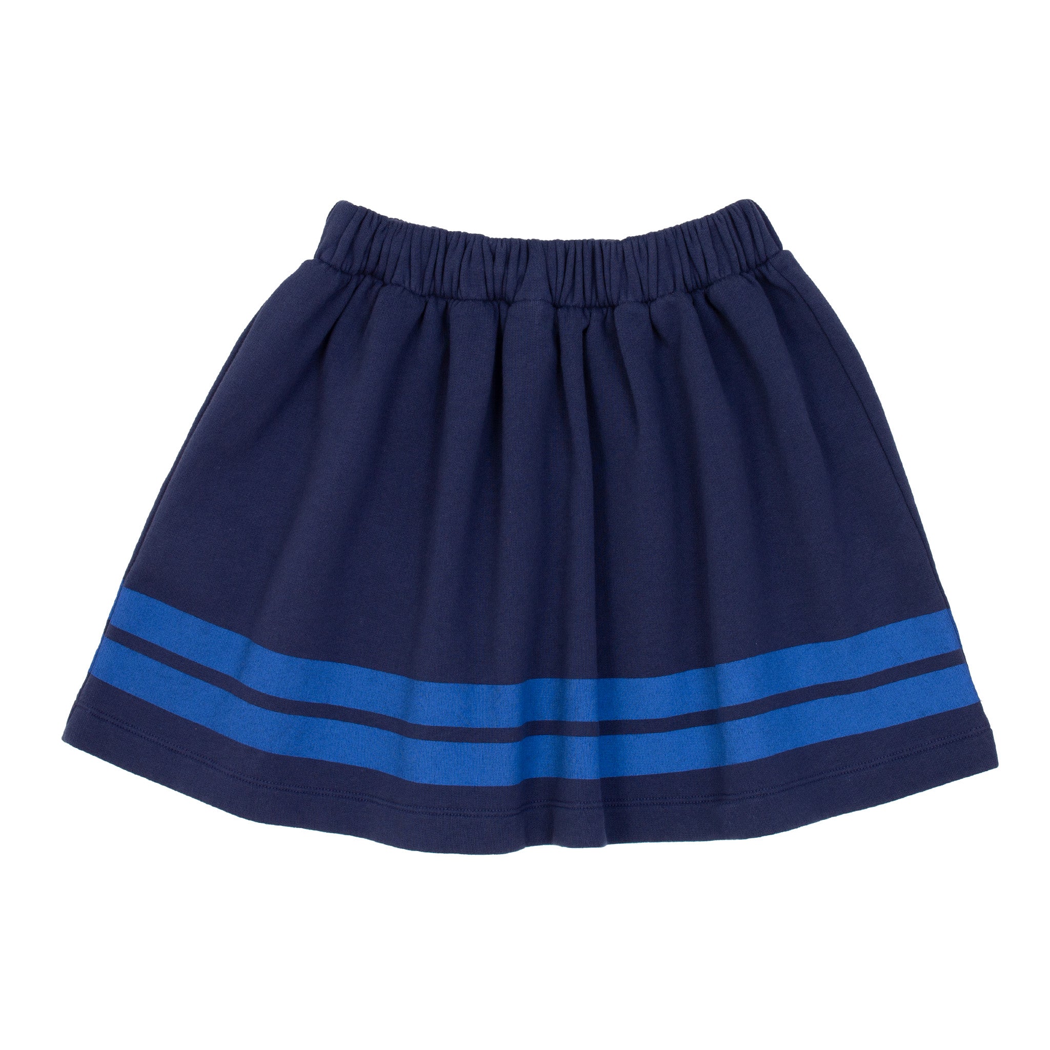 Girls Navy Cotton Skirt