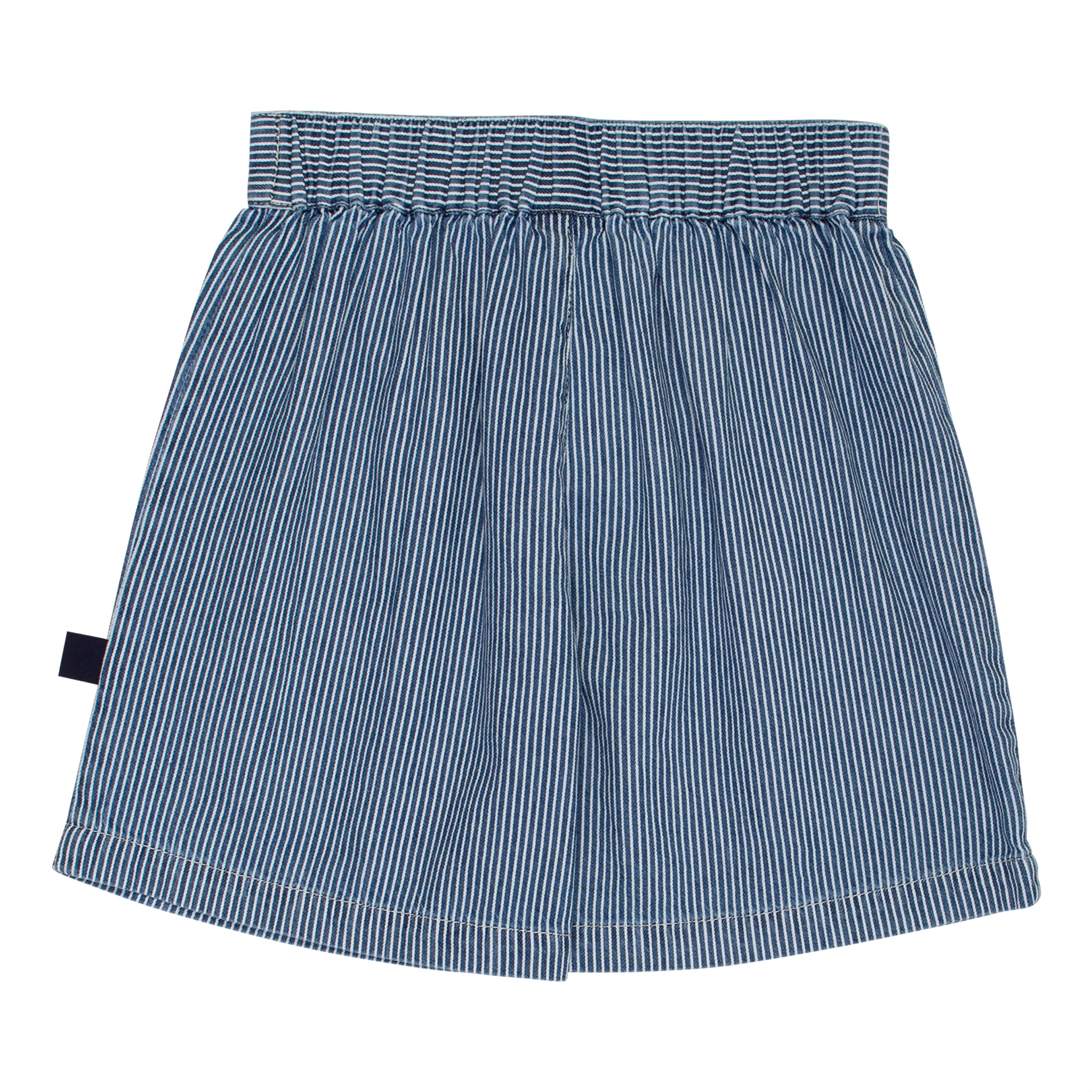 Boys & Girls Blue Stripes Cotton Shorts