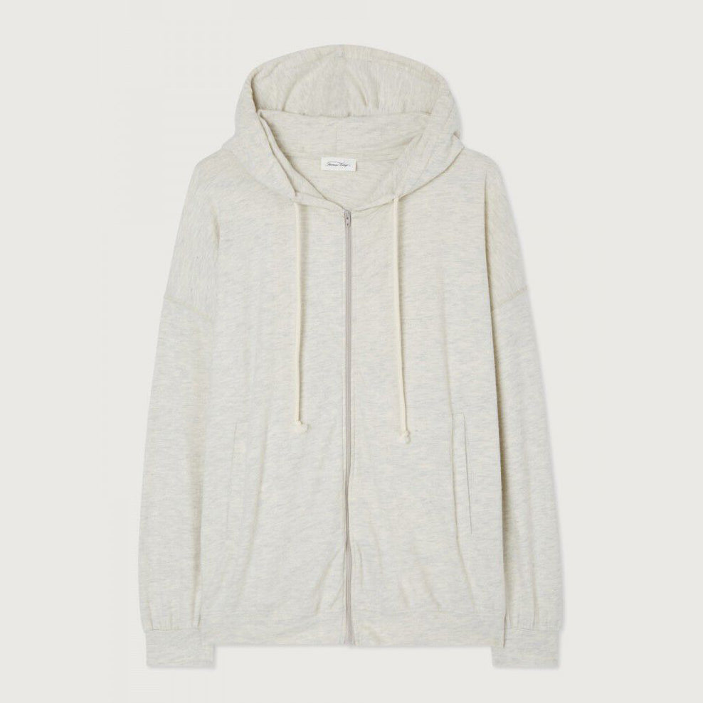 Girls Grey Zip-Up Top