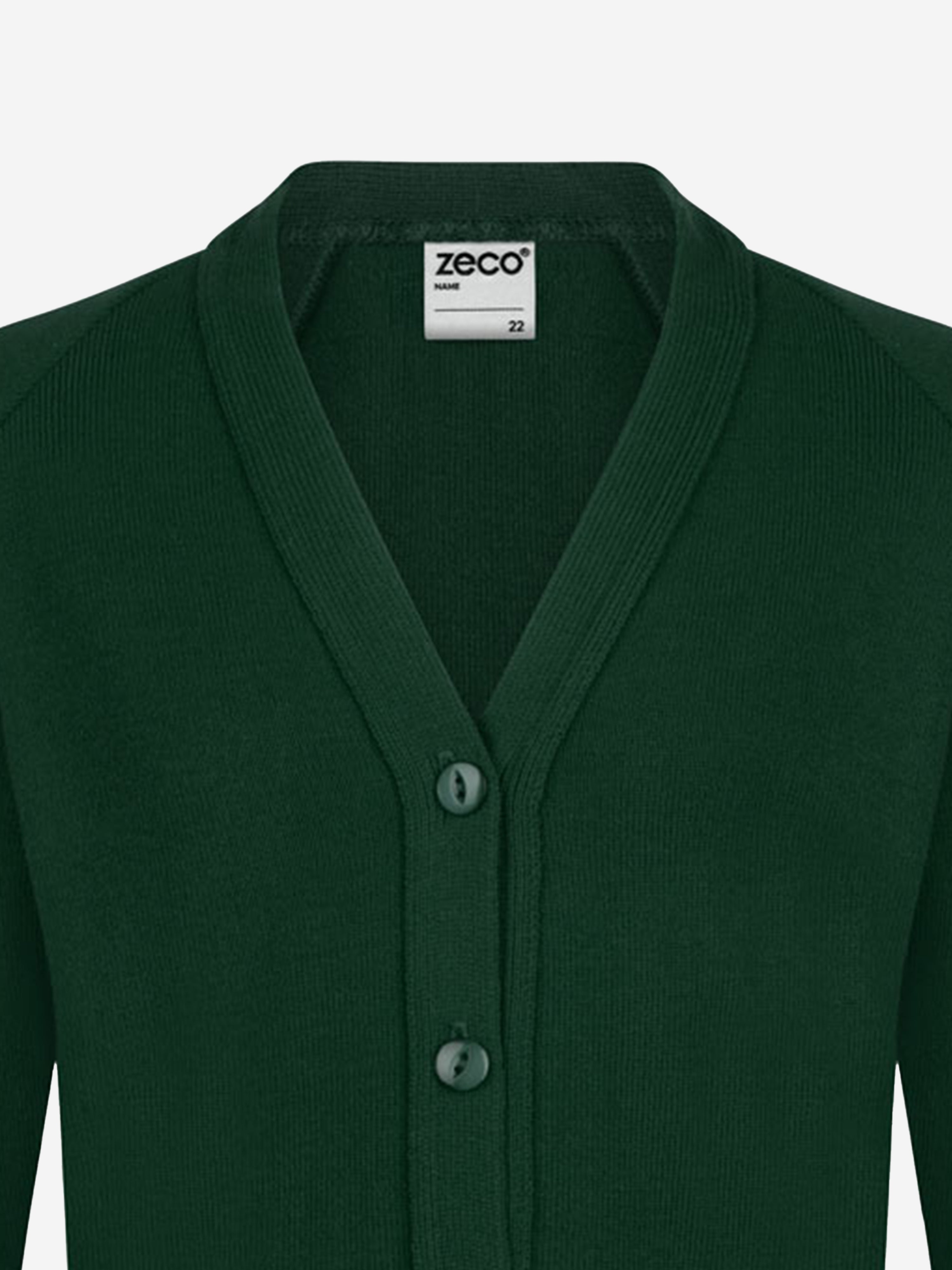 Zeco Kids School Knitted Cardigan in Green
