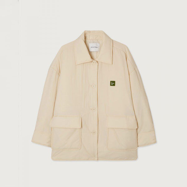 Girls White Padded Jacket