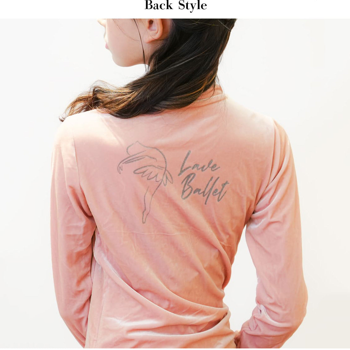 Girls Pink Velvet"abby-w21/pink"Ballet Set