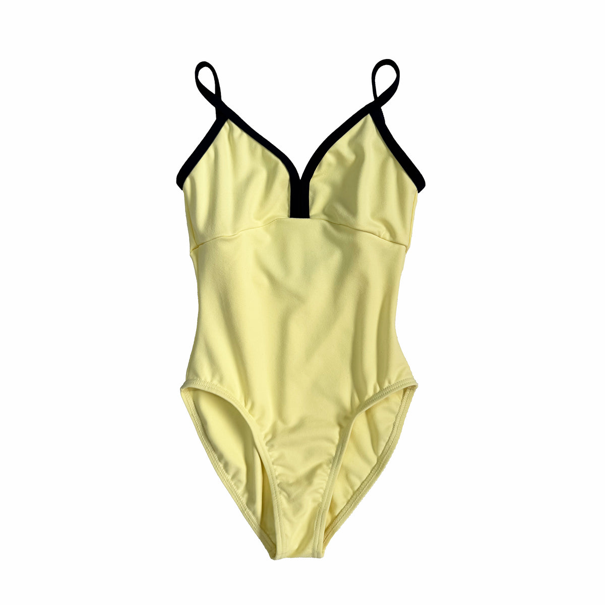 Line Chest Tulip Leotard/Yellow
