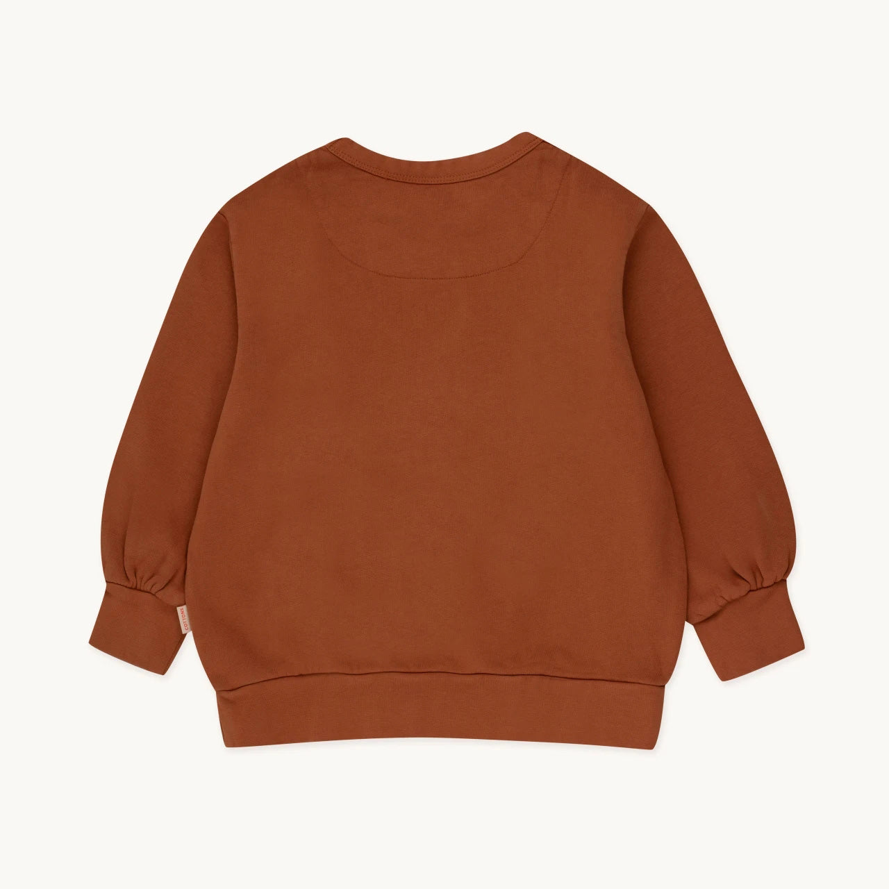 Boys & Girls Brown Printed Cotton Sweatshirt