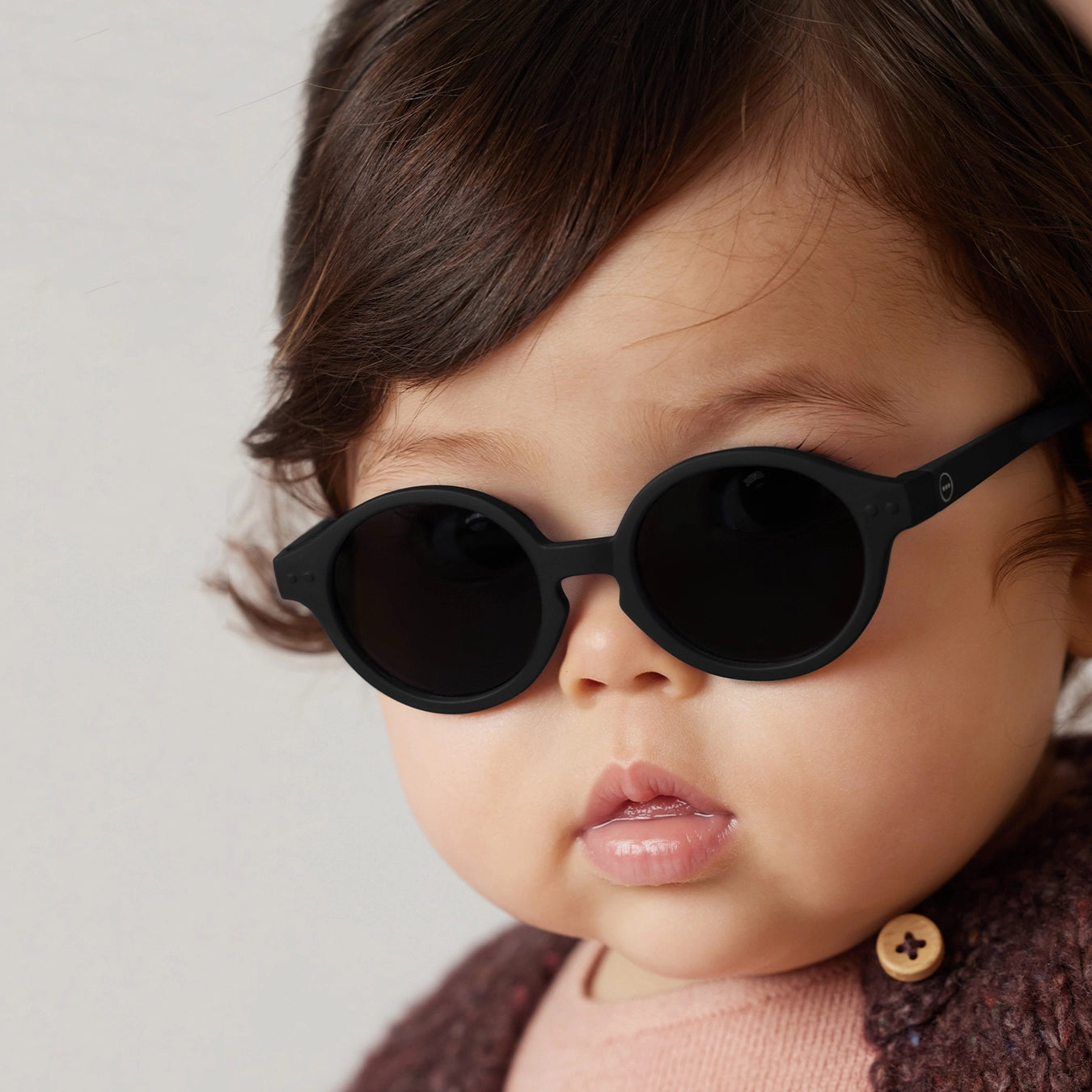 Baby Boys & Girls Black "#d"Sunglasses(0-9M)