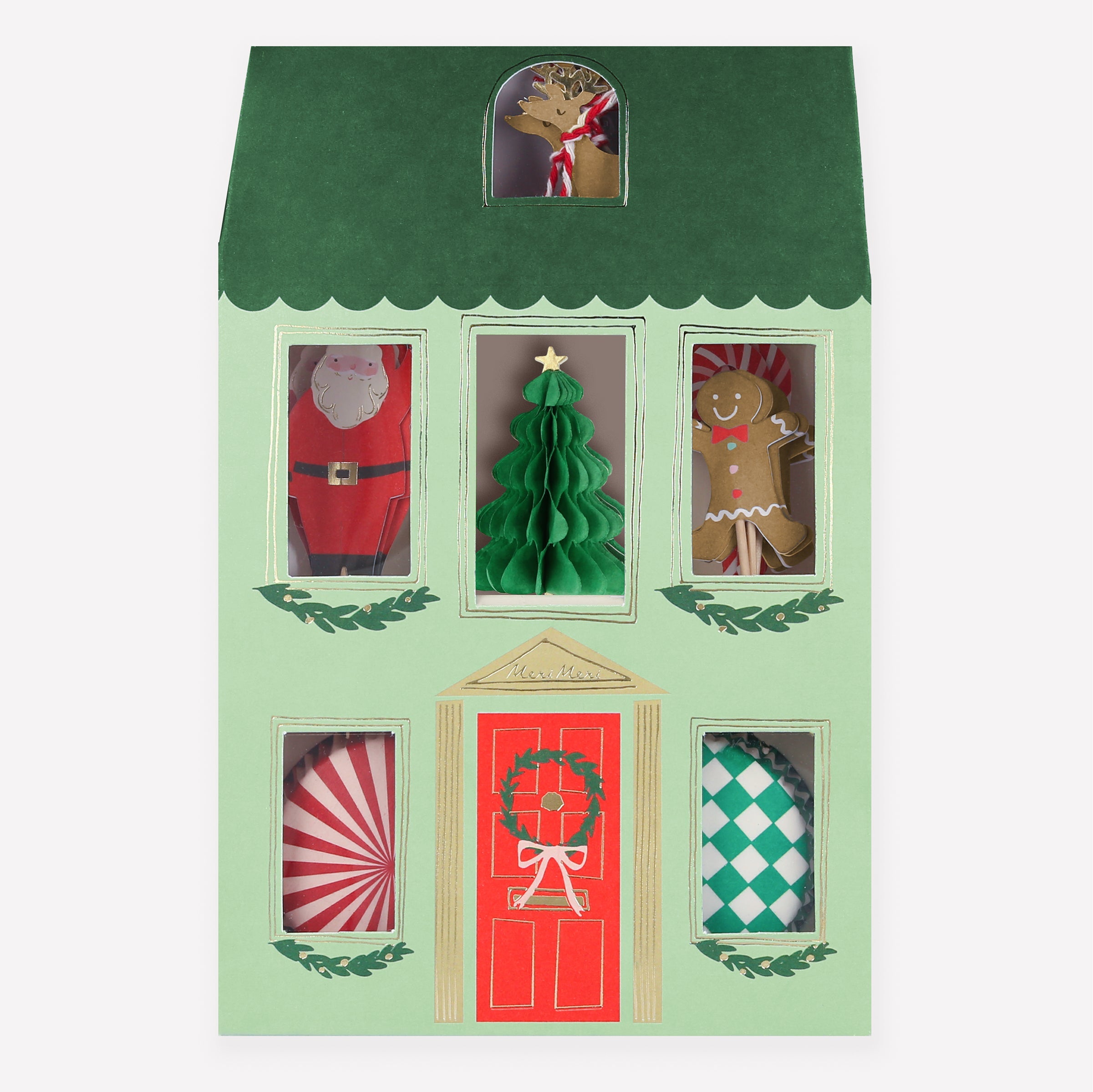 Festive House Cupcake Kit (24 Pack)