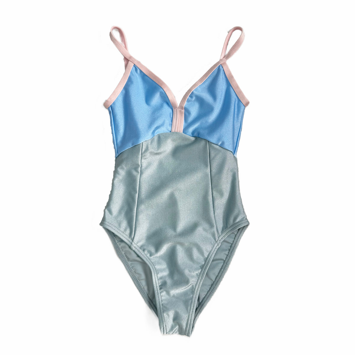 Tulip-mixmatch Velvet Leotard/Grey