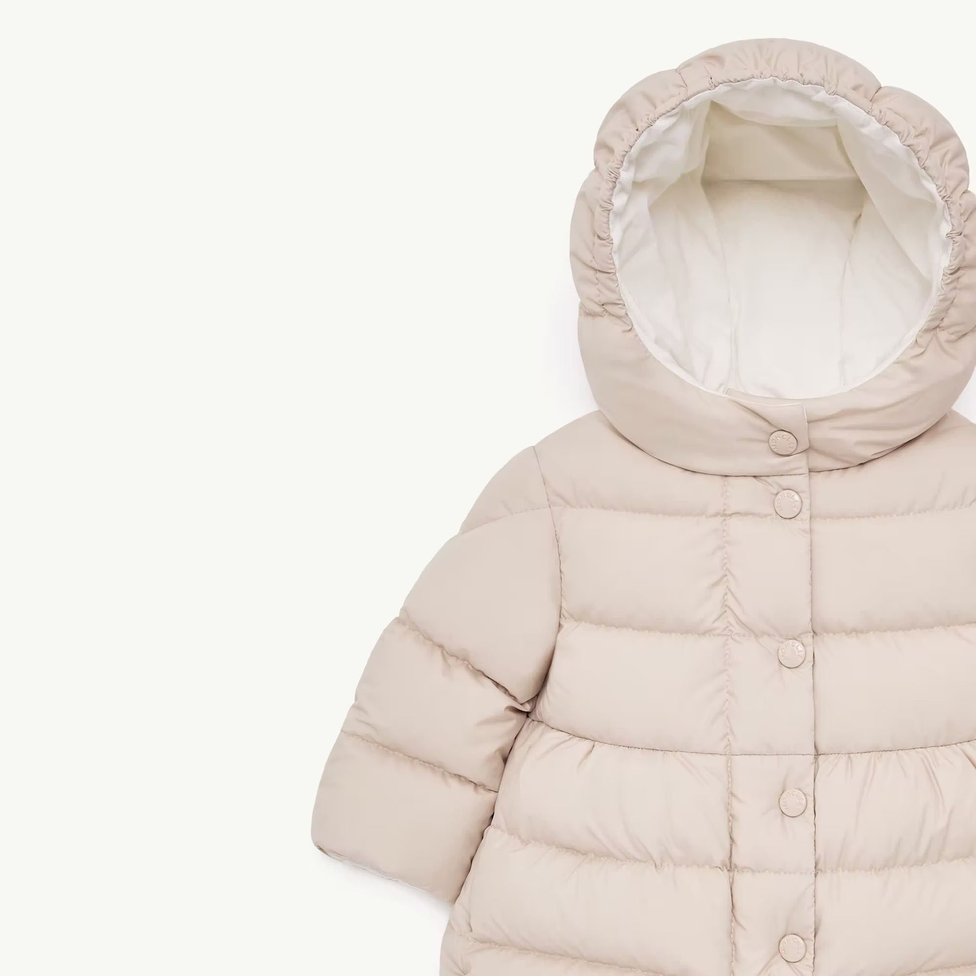 Doudoune matelassée beige « CHARLOTTE » pour bébés filles