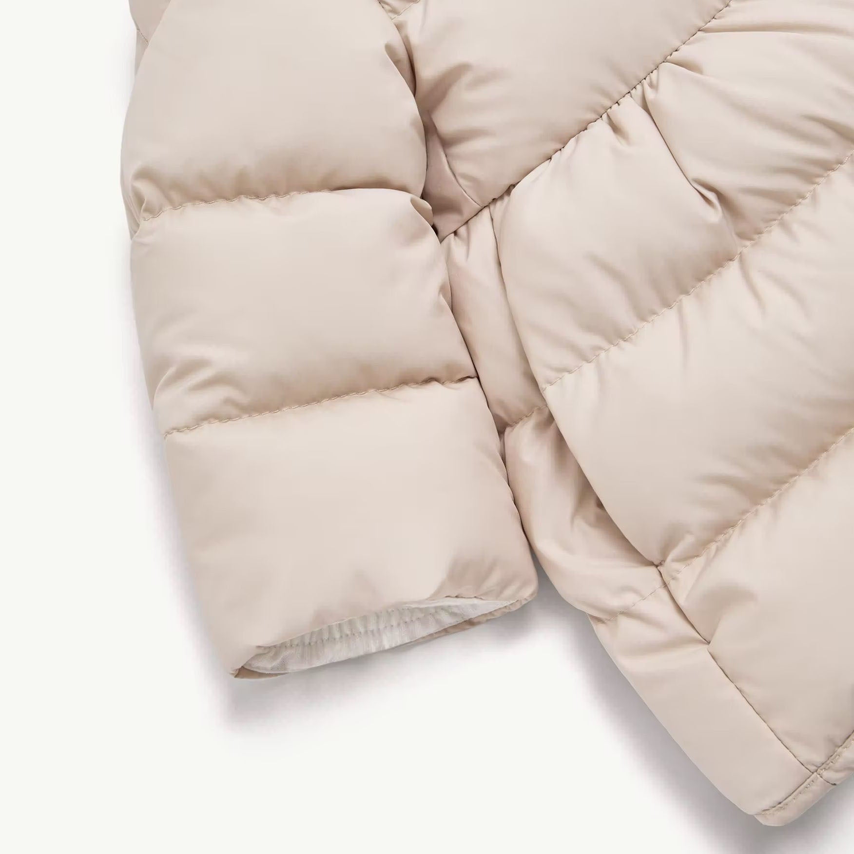 Doudoune matelassée beige « CHARLOTTE » pour bébés filles