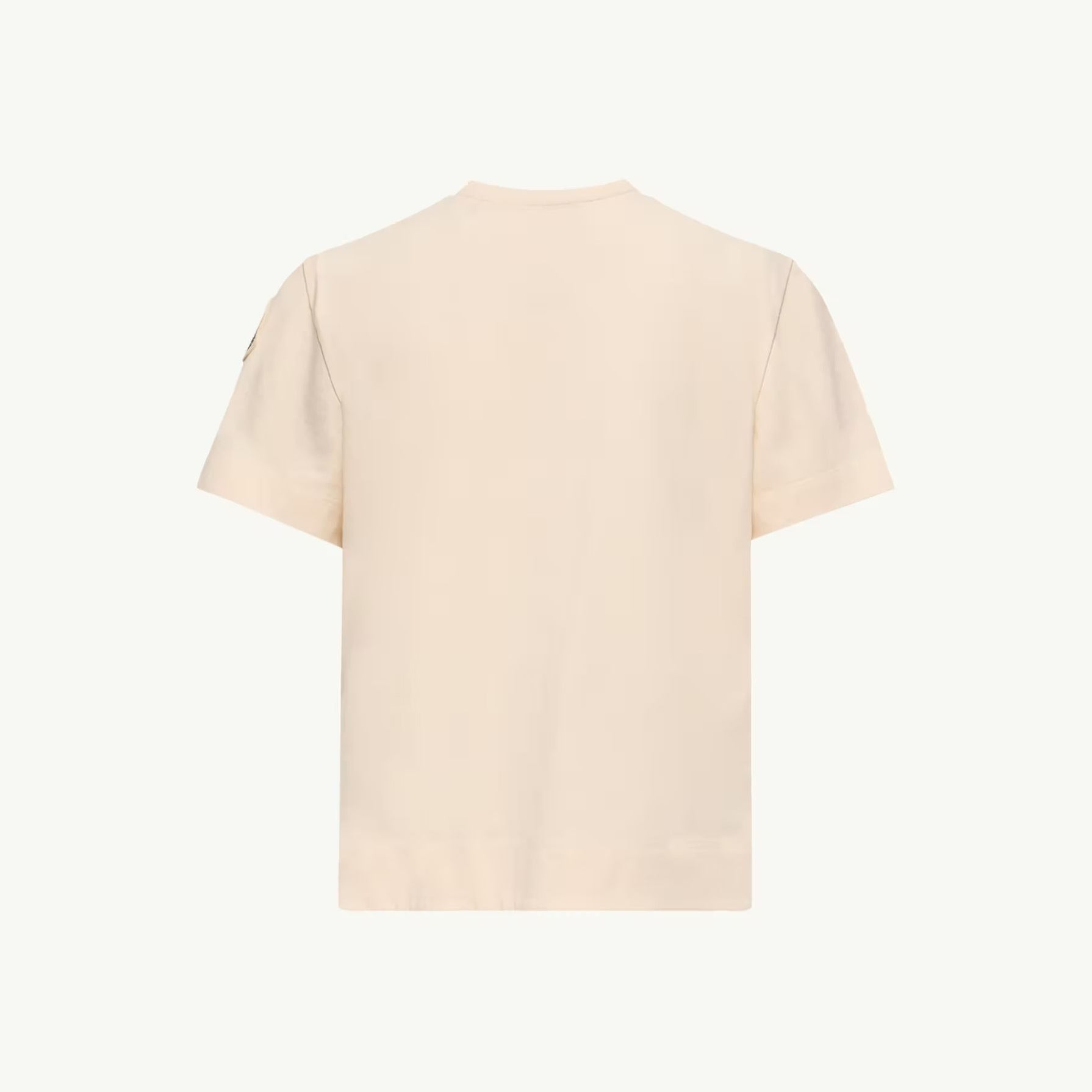 Girls White Embroidered Cotton T-Shirt