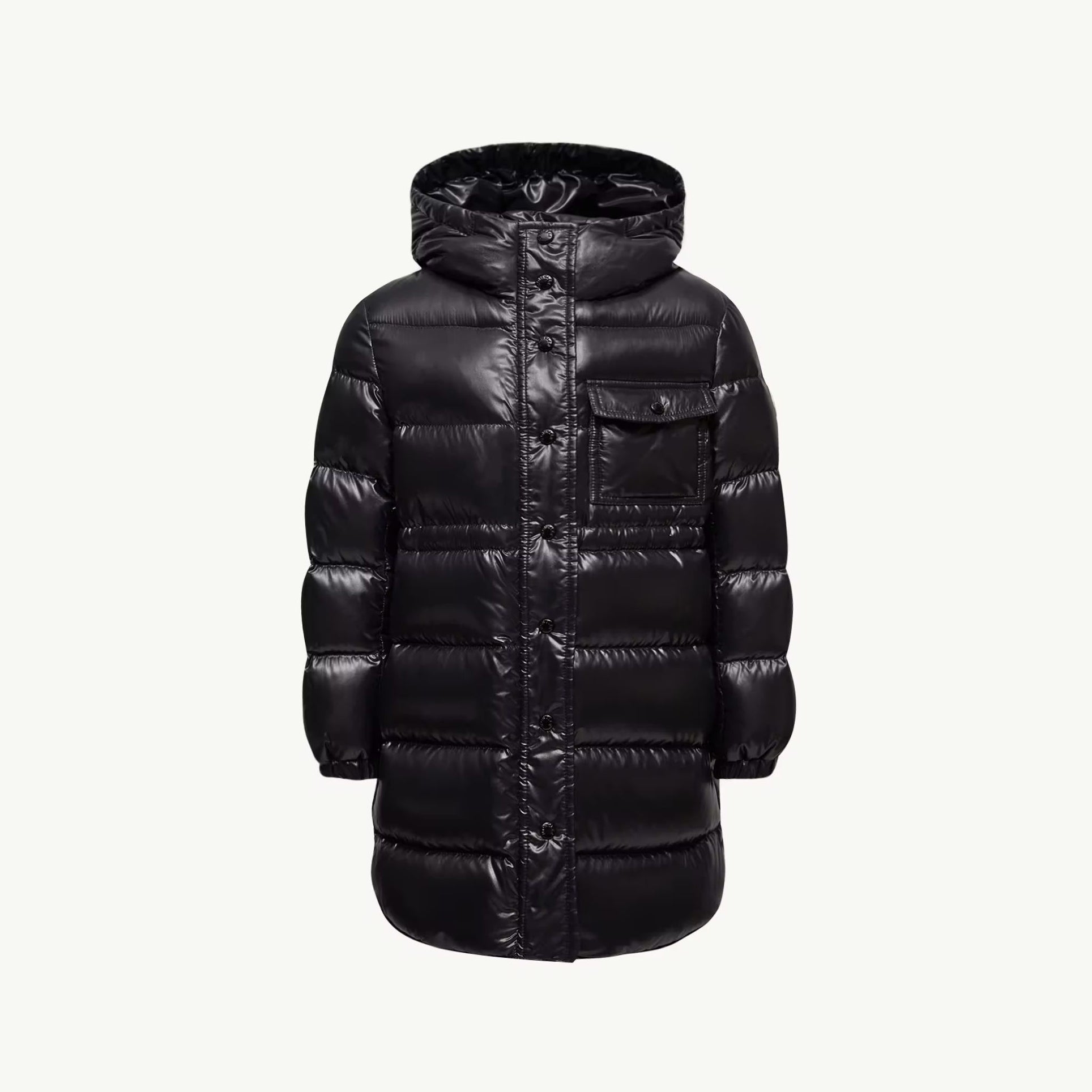 Girls Black "DACCA" Padded Down Coat