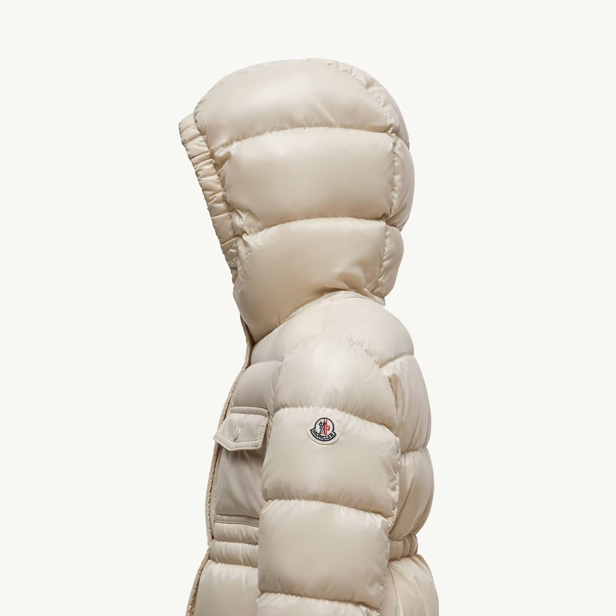 Girls Light Beige "DACCA" Padded Down Coat