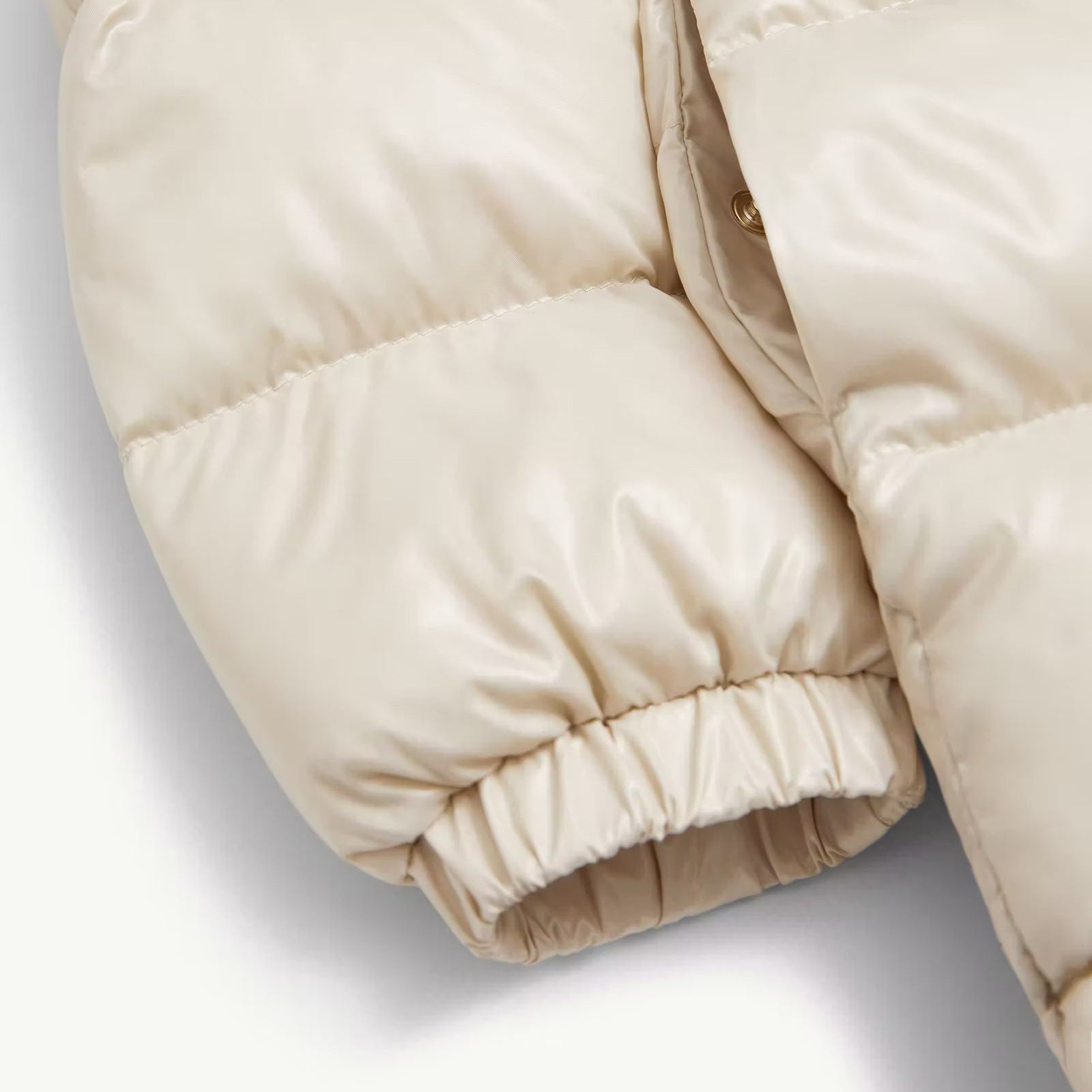 Girls Light Beige "DACCA" Padded Down Coat