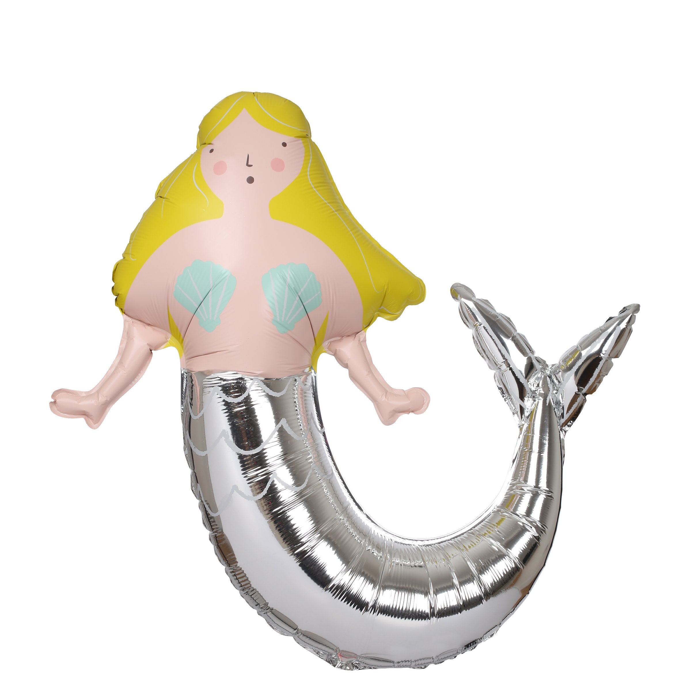 mermaid mylar balloon