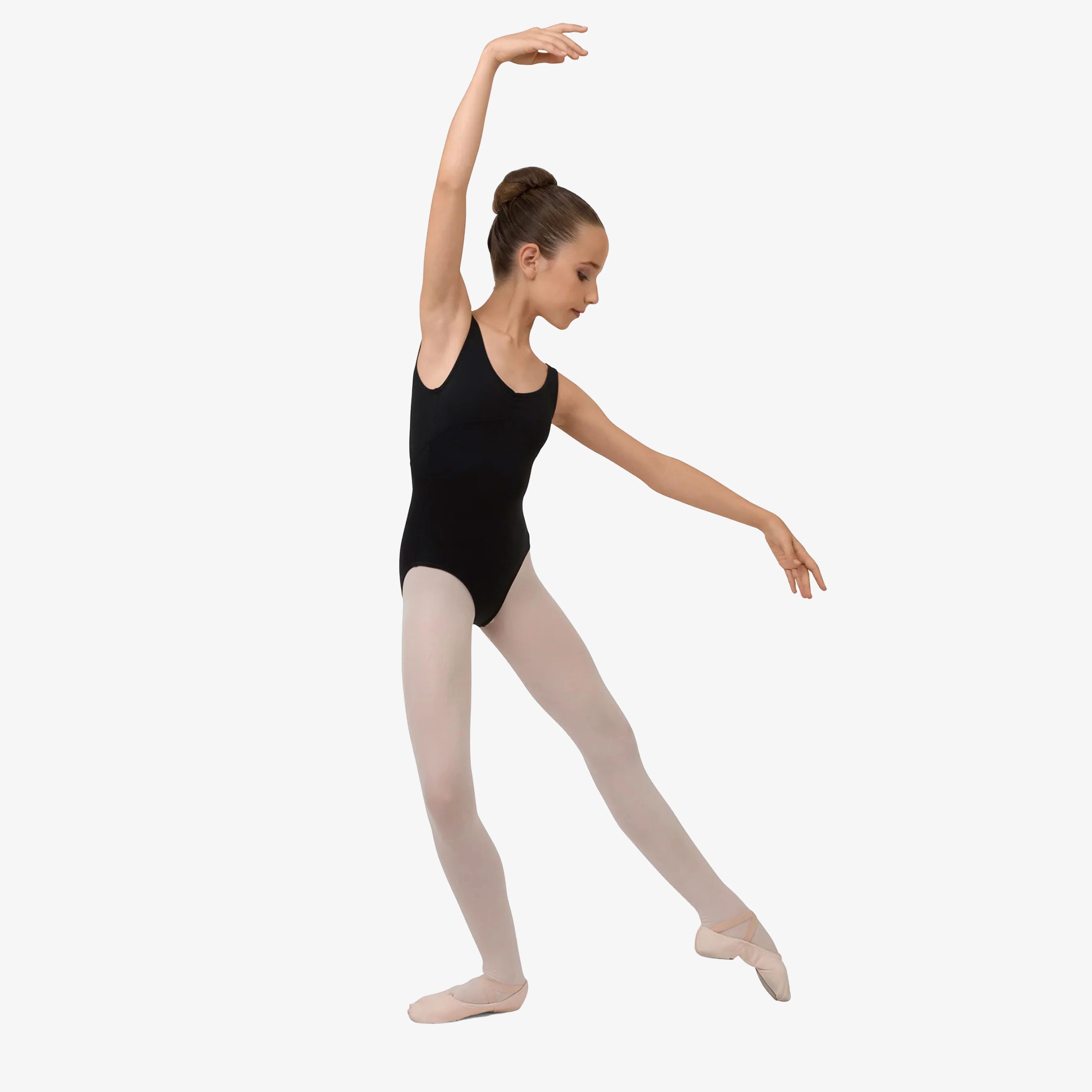 Girls Black Ballet Onesies(DE653N/410)