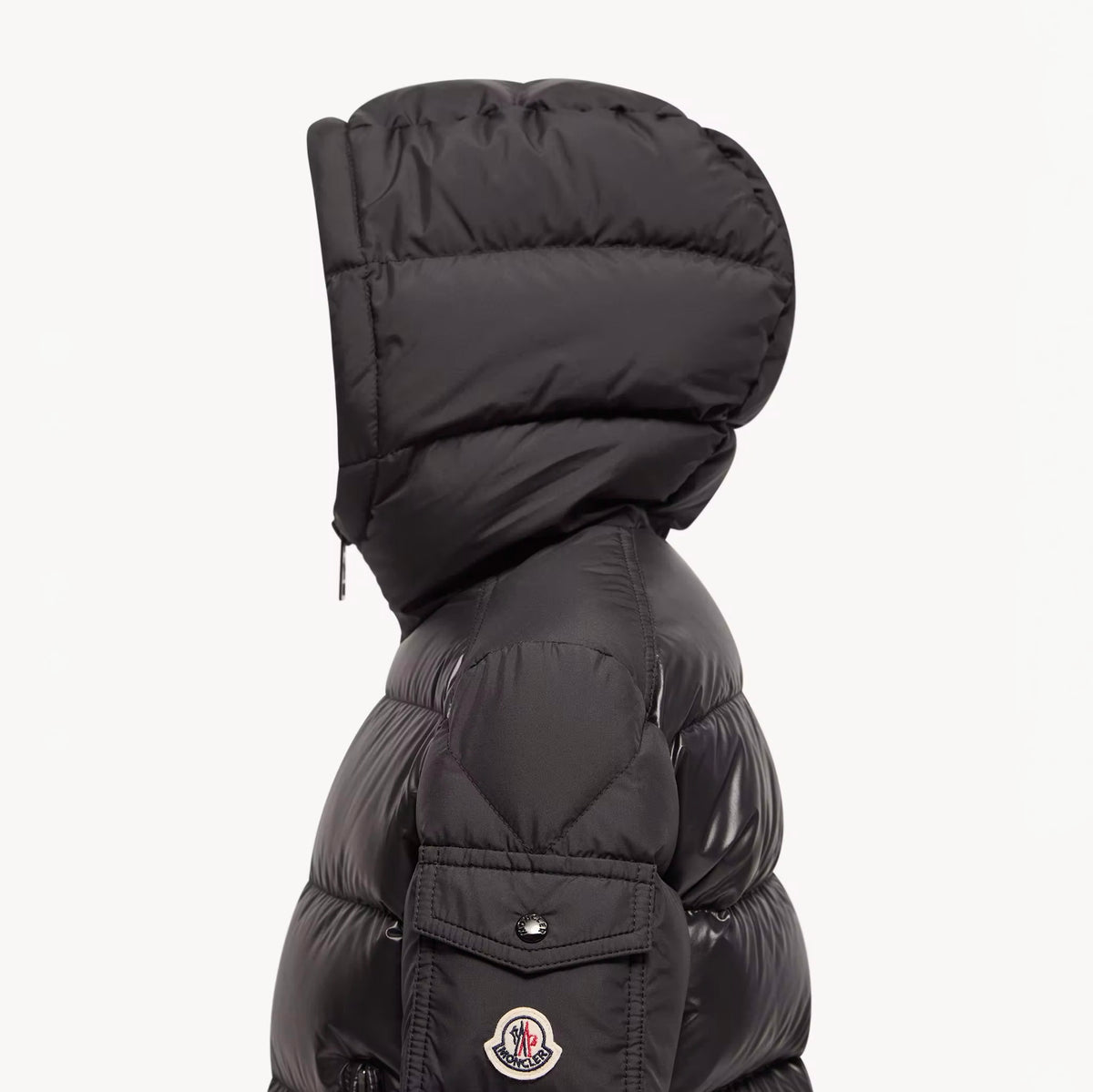 Boys Black "HYOSERIS" Padded Down Jacket