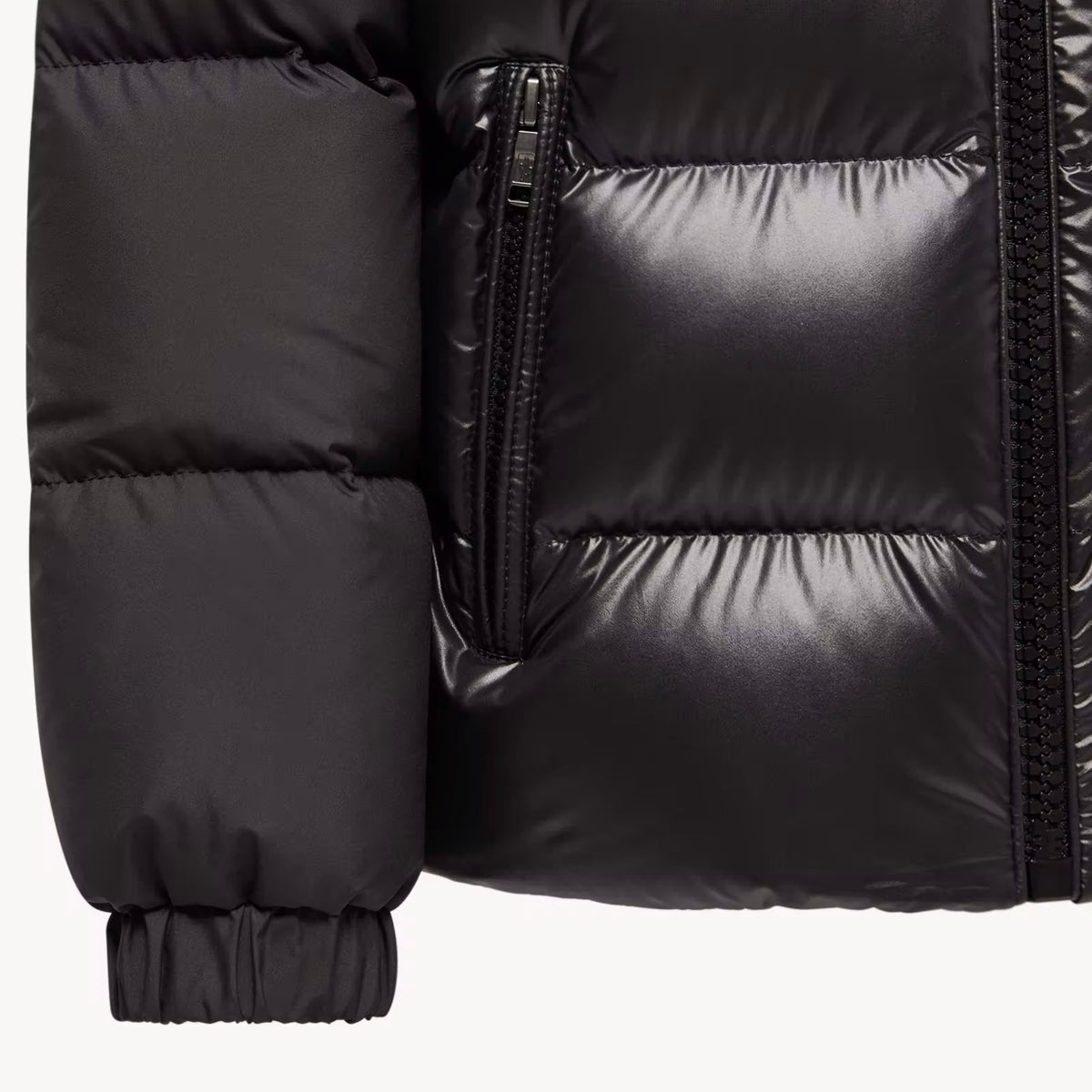 Boys Black "HYOSERIS" Padded Down Jacket