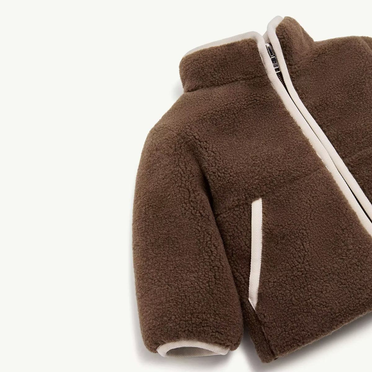 Baby Boys Brown Padded Down Top