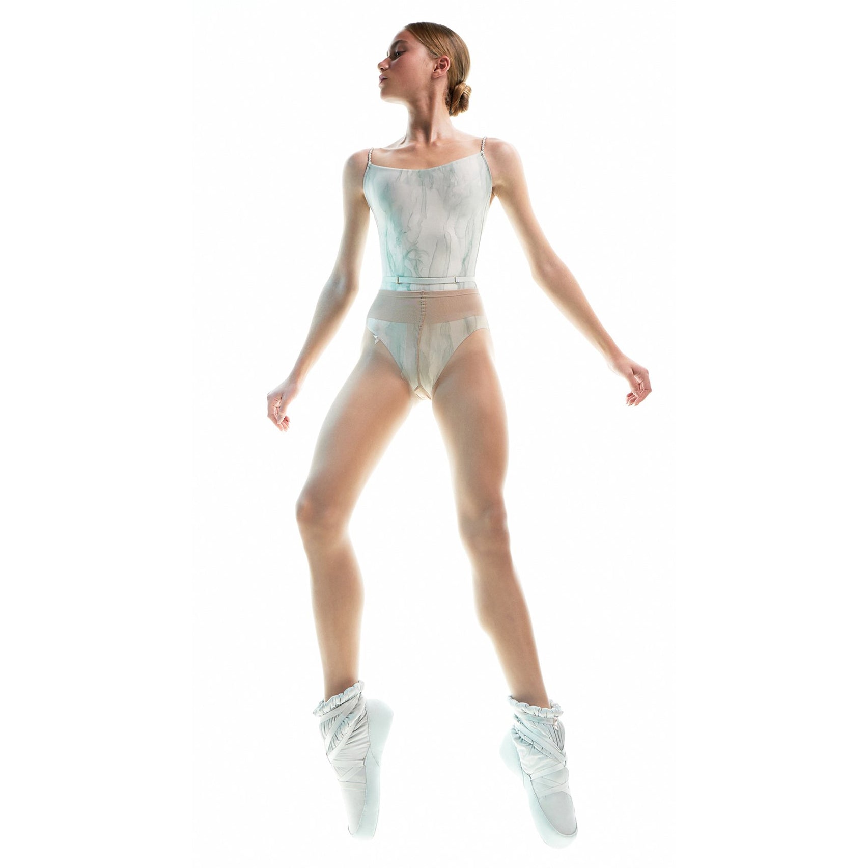 Girls Cyan Ballet Onesies