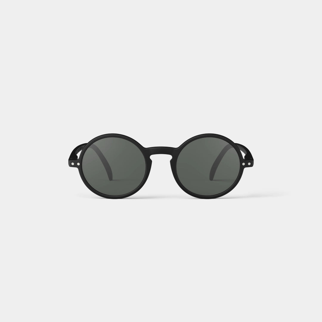 Adult Black "SUN #G" Sunglasses