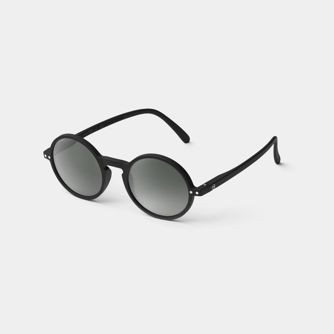 Adult Black "SUN #G" Sunglasses